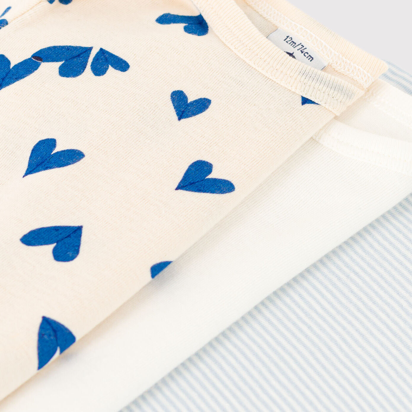 Baby Boys & Girls White Cotton Babysuit Set(3 Pack)