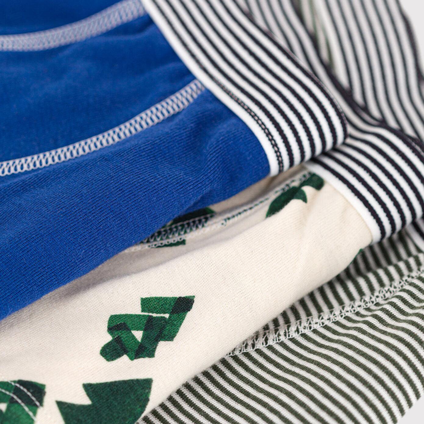 Boys Blue Cotton Underwear Set(3 Pack)