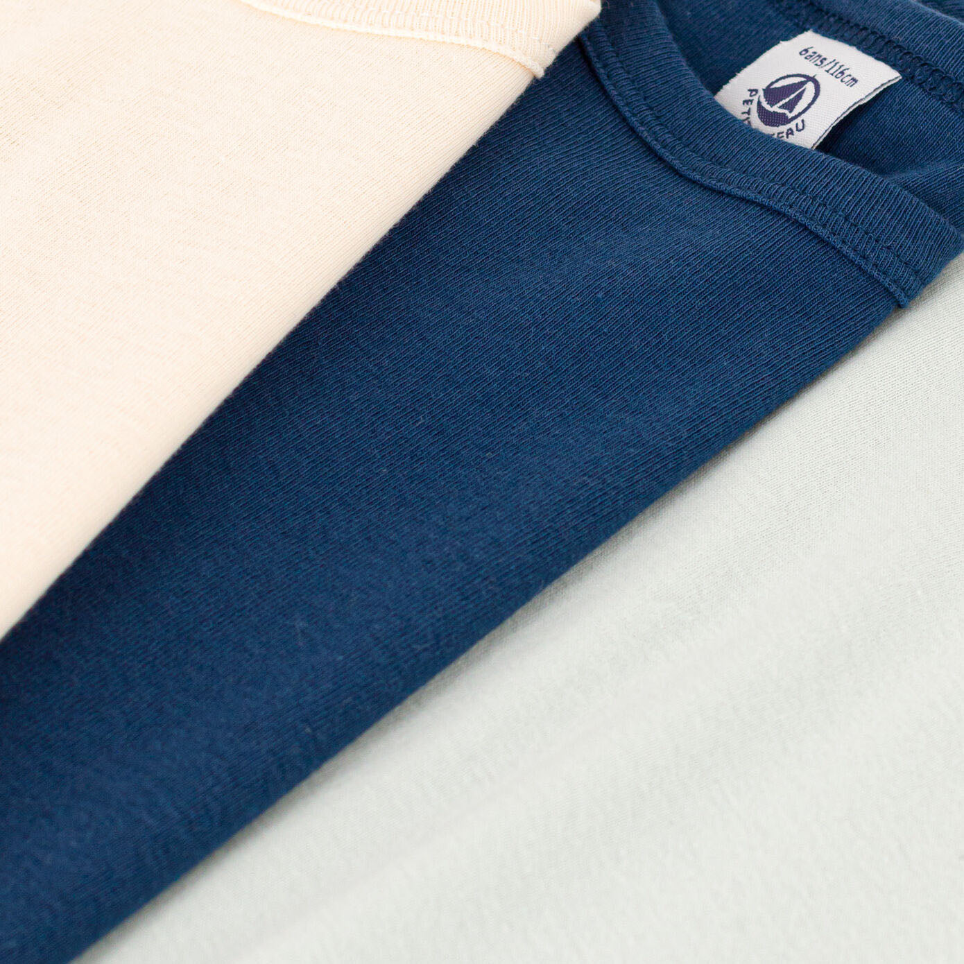 Boys Navy Cotton T-Shirt Set (3 Pack)