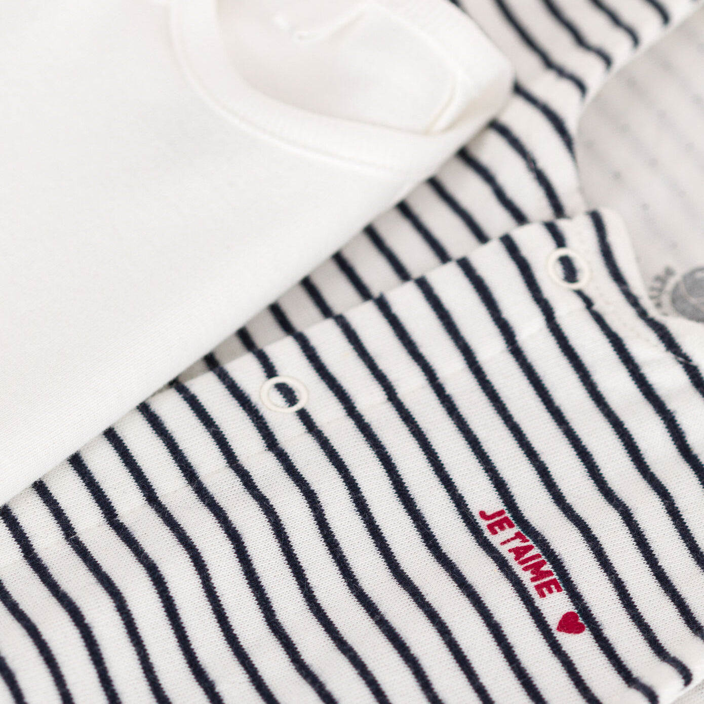 Baby Boys & Girls Navy Stripes Cotton Set