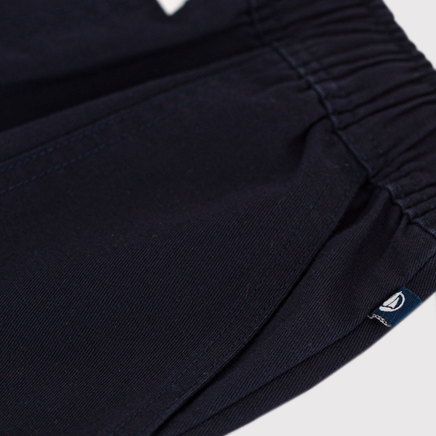 Boys Navy Cotton Shorts