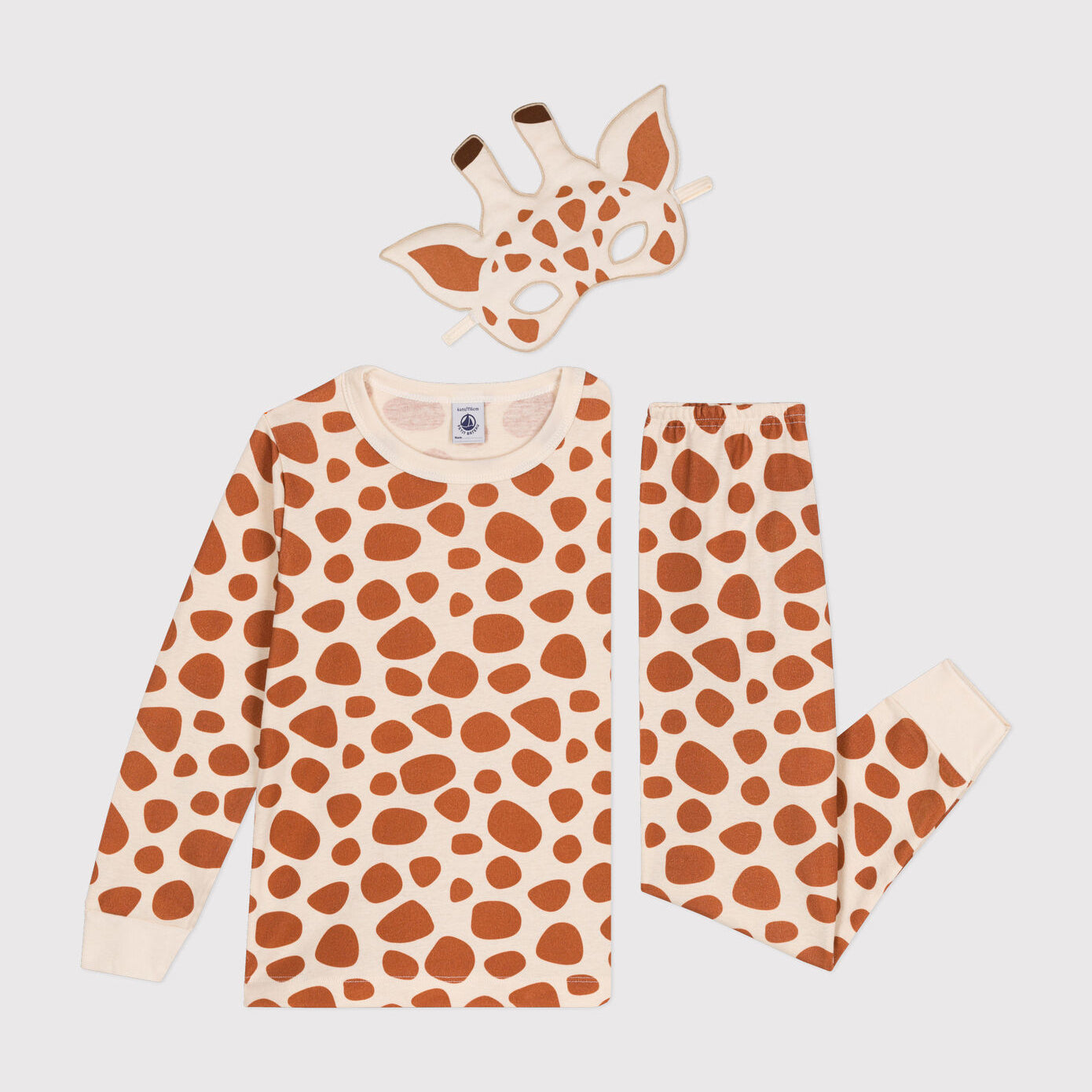 Boys & Girls Brown Deer Cotton Nightwear Set