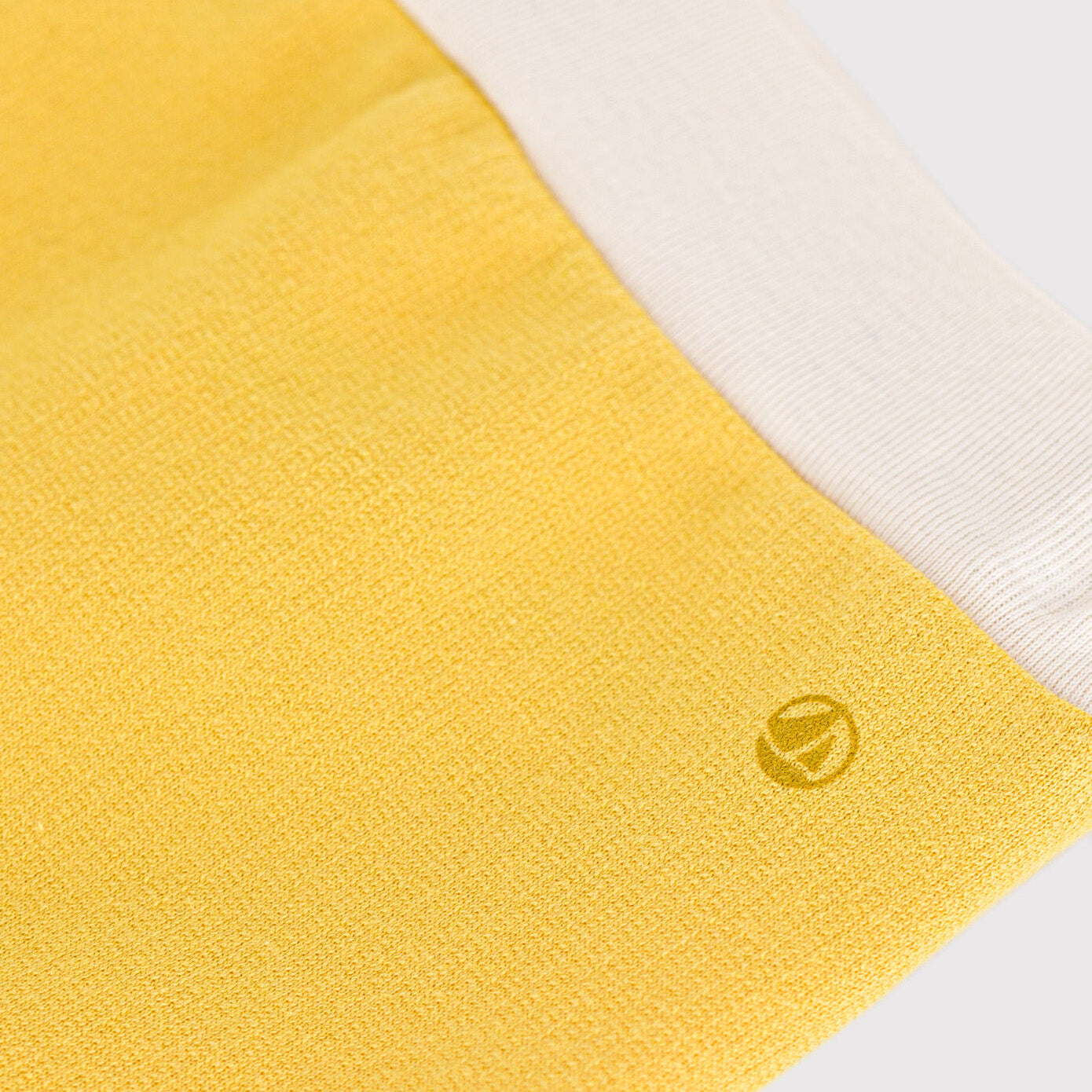 Baby Boys & Girls Yellow Cotton Shorts