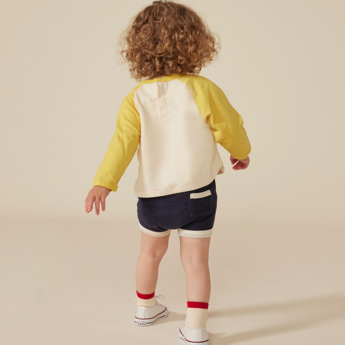 Baby Boys & Girls Navy Cotton Shorts