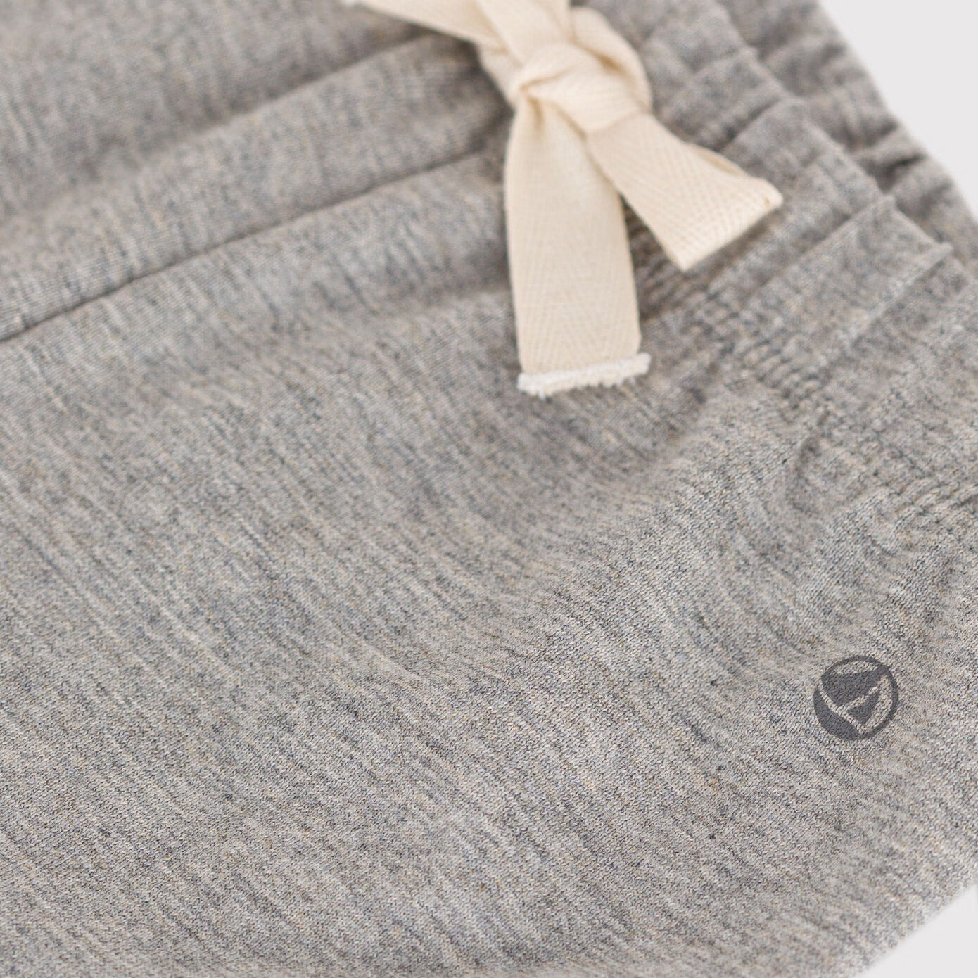 Baby Boys & Girls Grey Cotton Shorts
