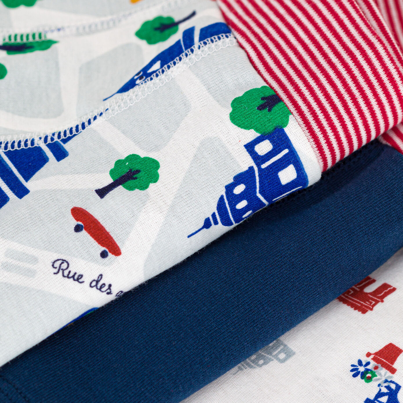 Boys Multicolor Cotton Underwear Set(3 Pack)