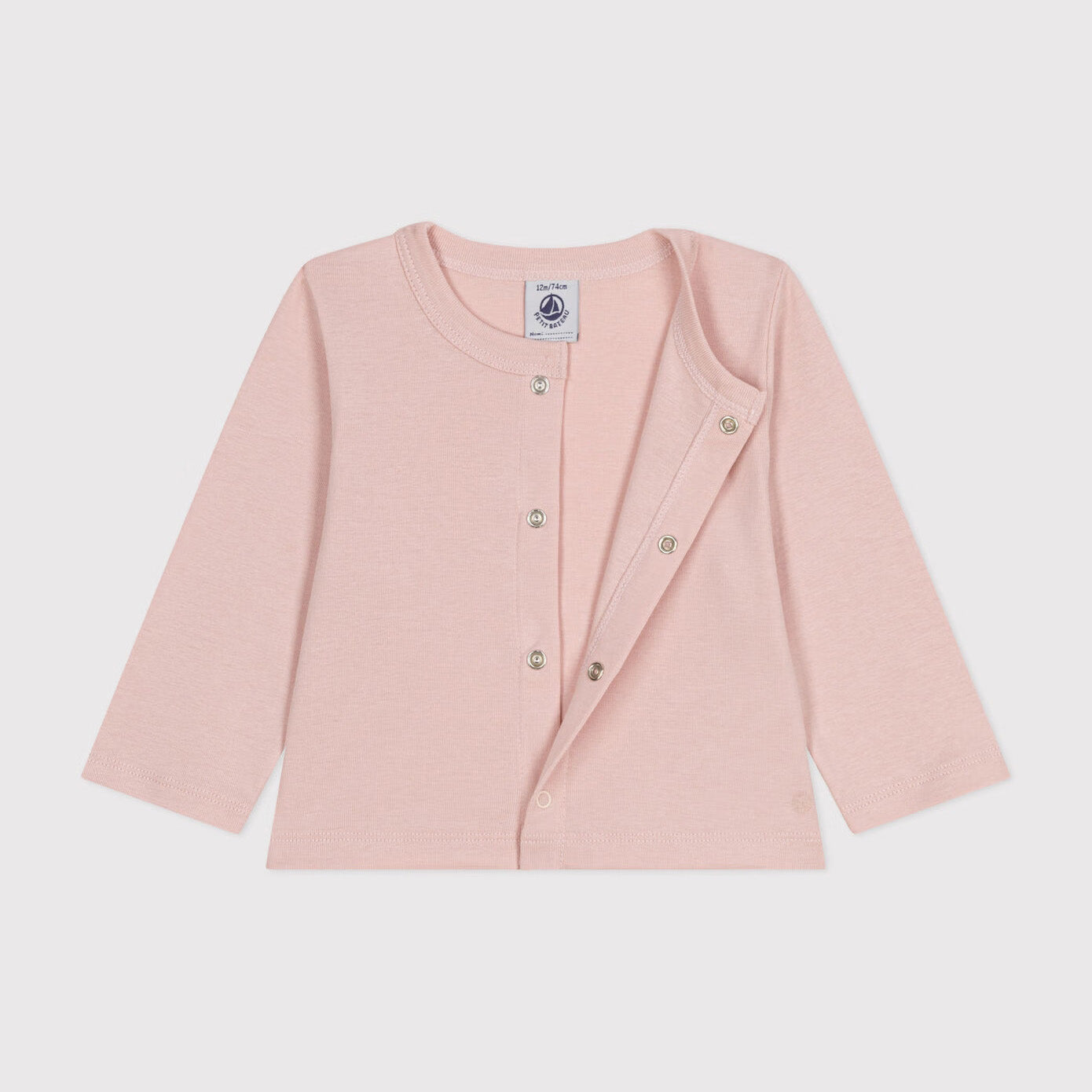 Baby Boys & Girls Pink Cotton Cardigan