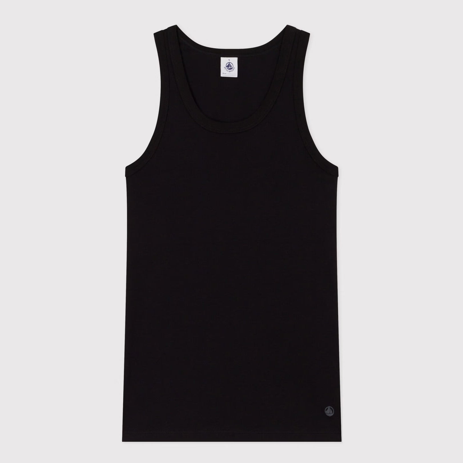 Women Black Cotton Vest