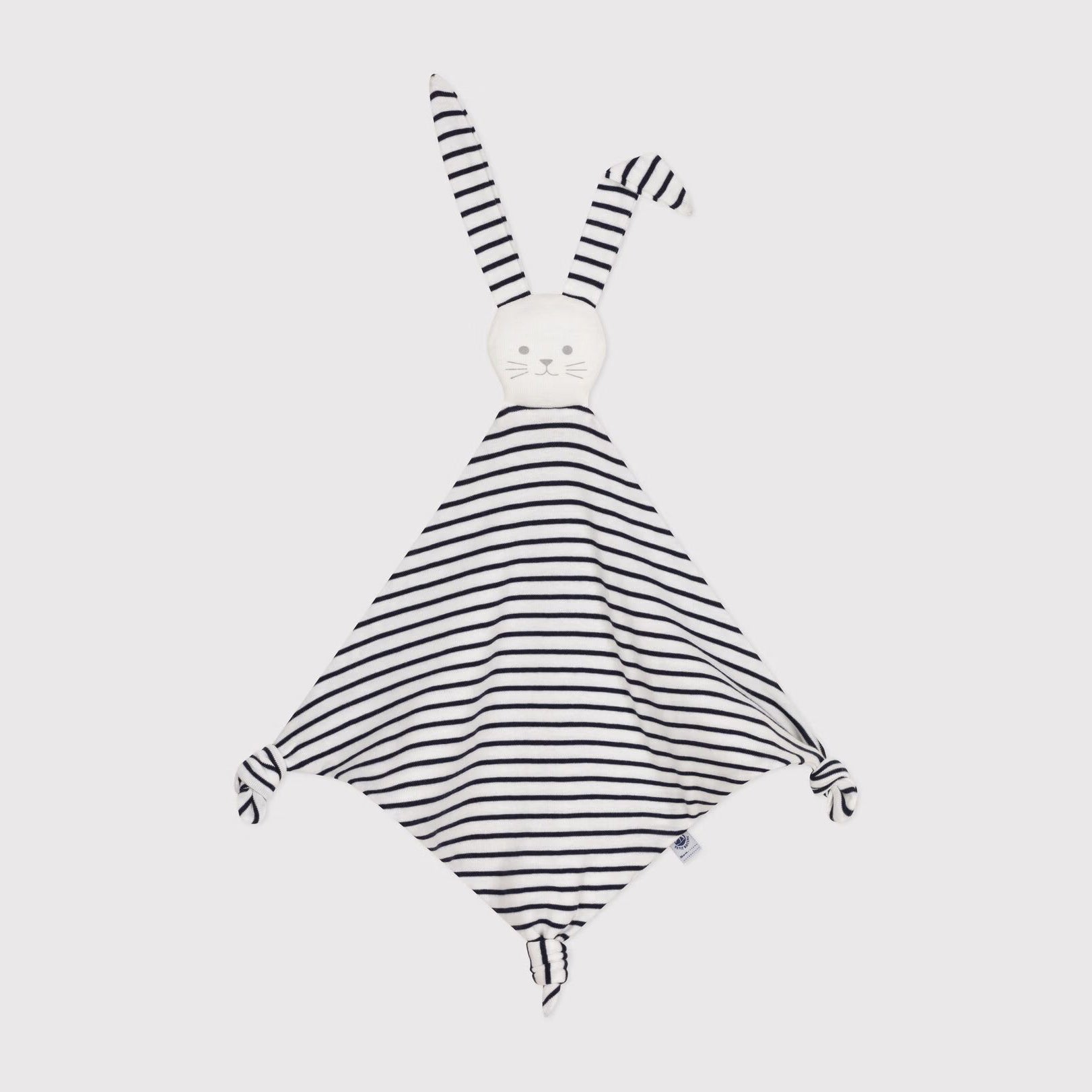 Baby Boys & Girls Navy Stripes Security Blanket(43 x 34 cm)