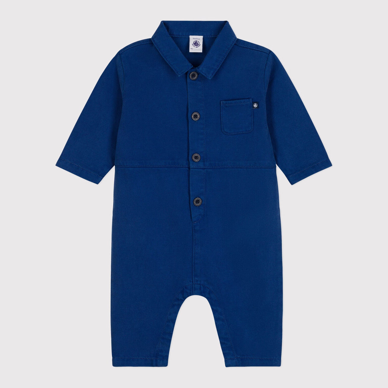 Baby Boys Blue Babysuit