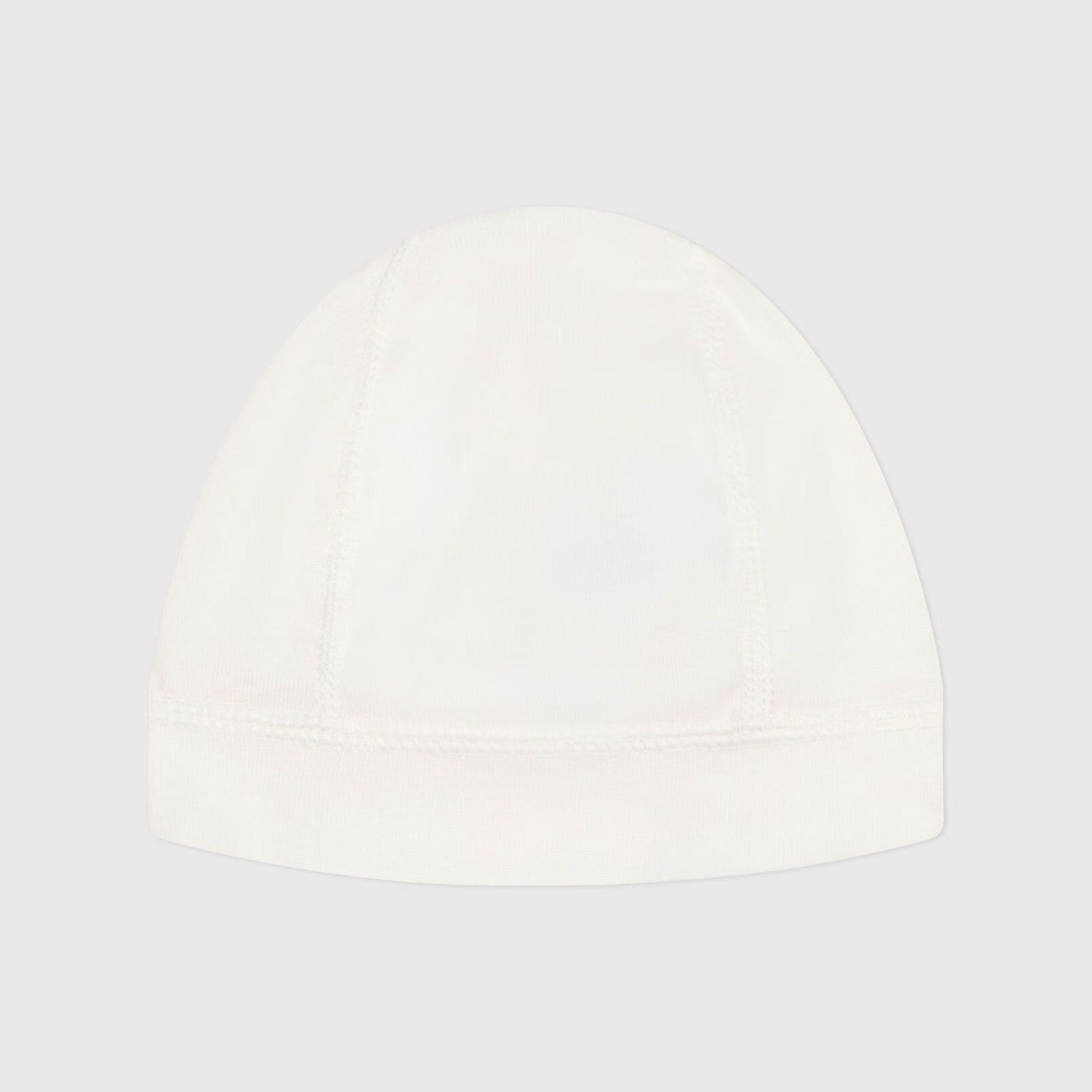 Baby Boys & Girls White Cotton Hat