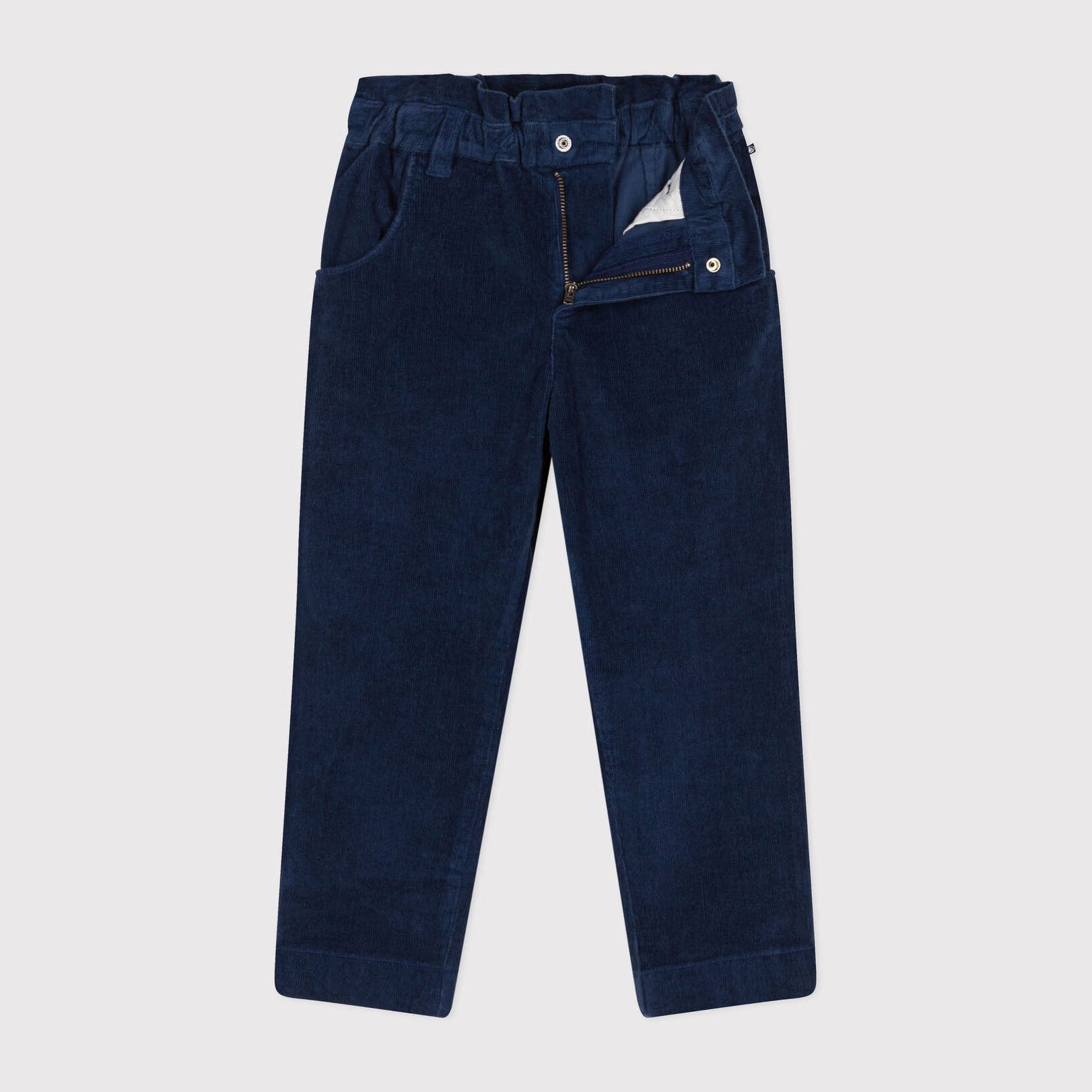 Girls Navy Corduroy Trousers