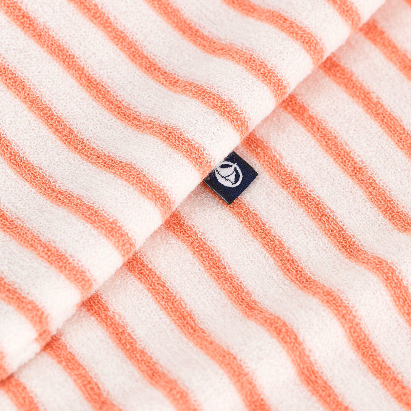 Baby Boys & Girls Orange Strip Cotton Babysuit