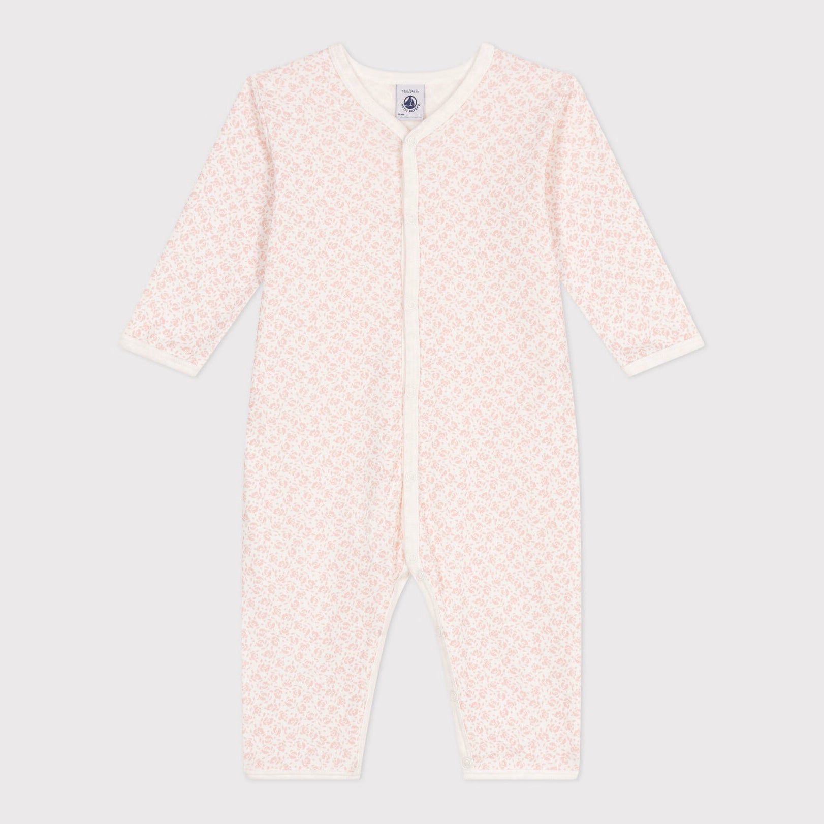 Baby Girls Pink Cotton Bodysuit