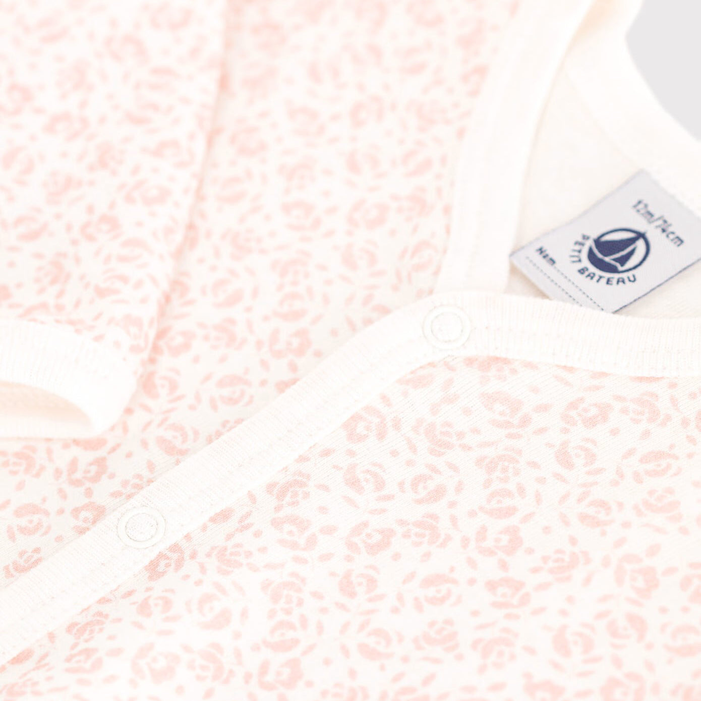 Baby Girls Pink Cotton Bodysuit