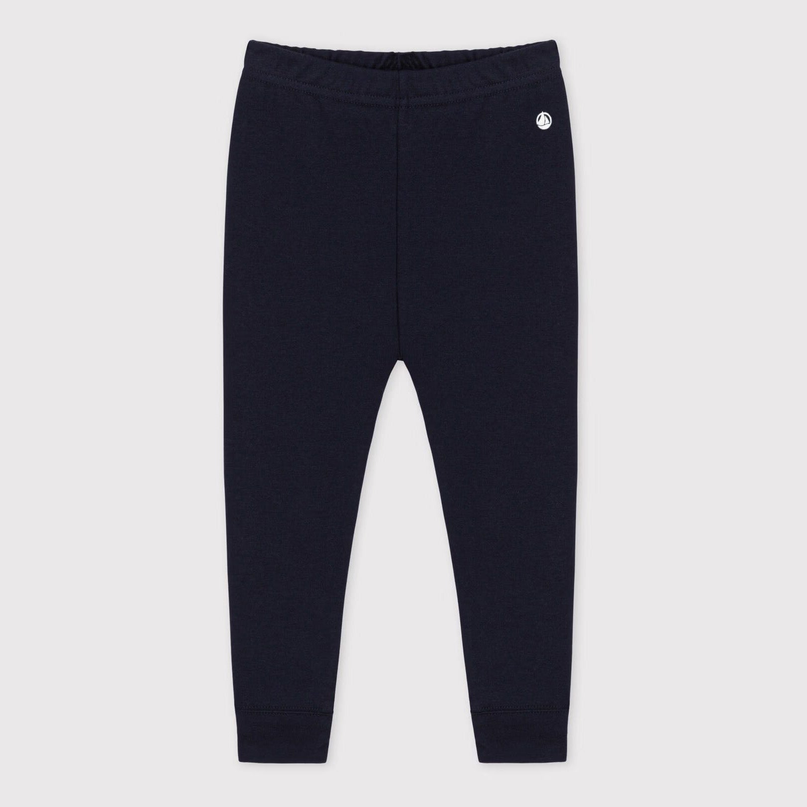 Baby Girls Navy Cotton Leggings