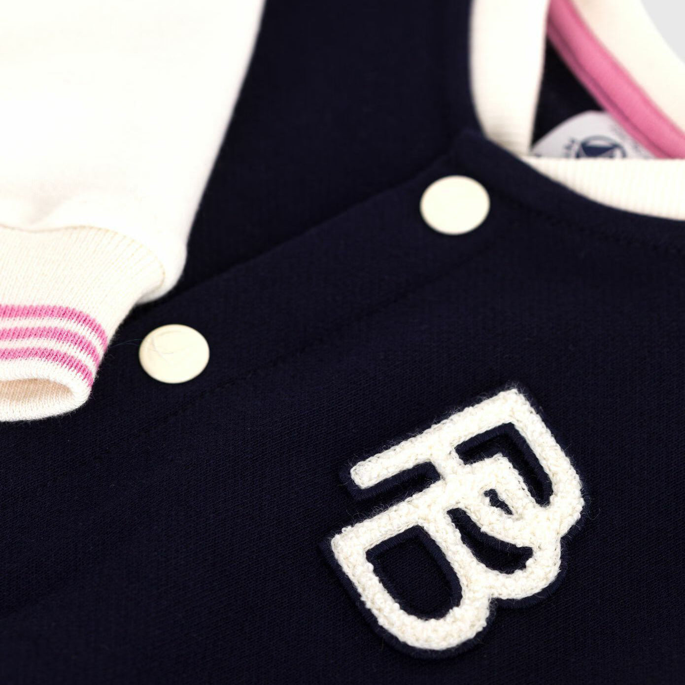 Baby Girls Navy Cotton Jacket
