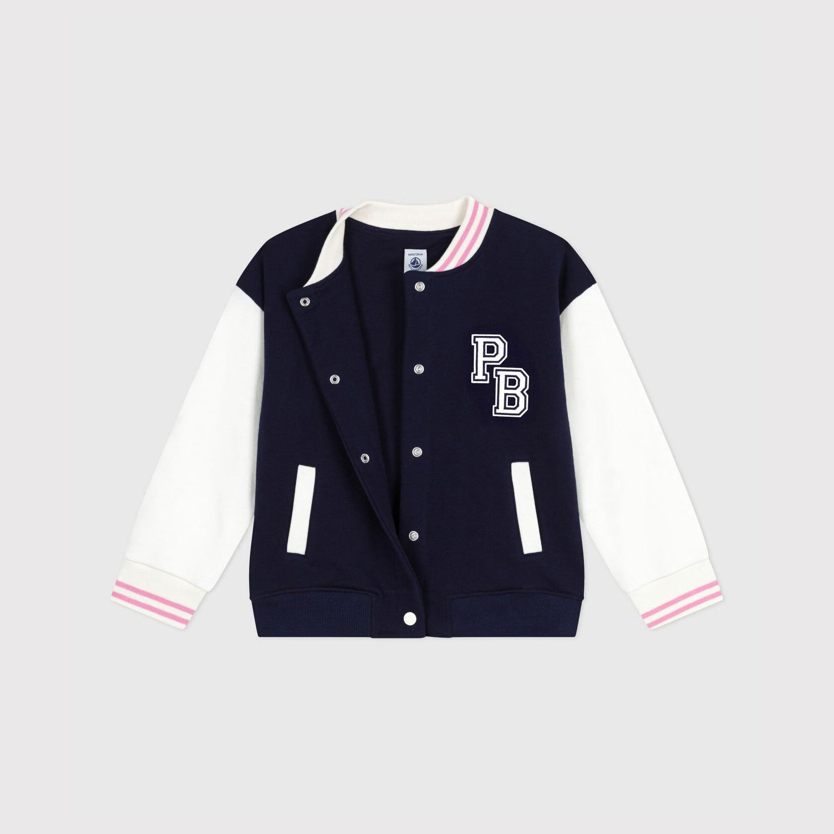 Girls Navy Cotton Jacket
