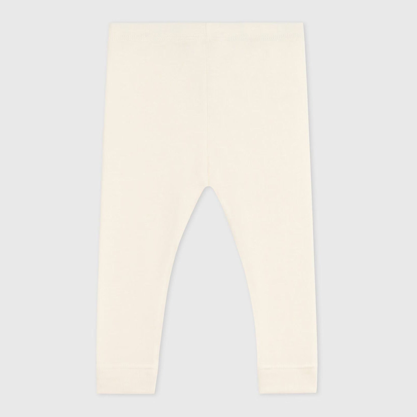 Baby Boys & Girls White Cotton Leggings