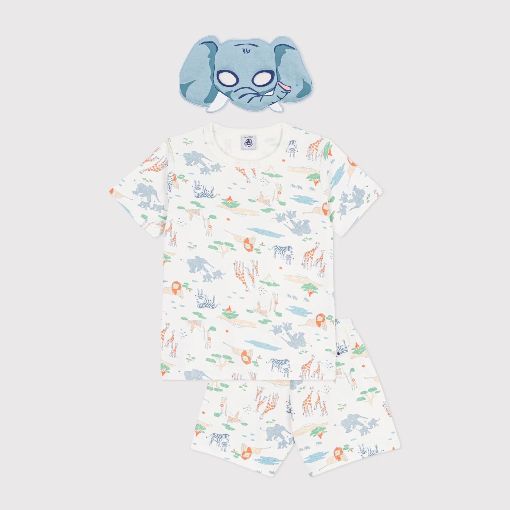Boys Multicolor Printed Cotton Nightwear Set