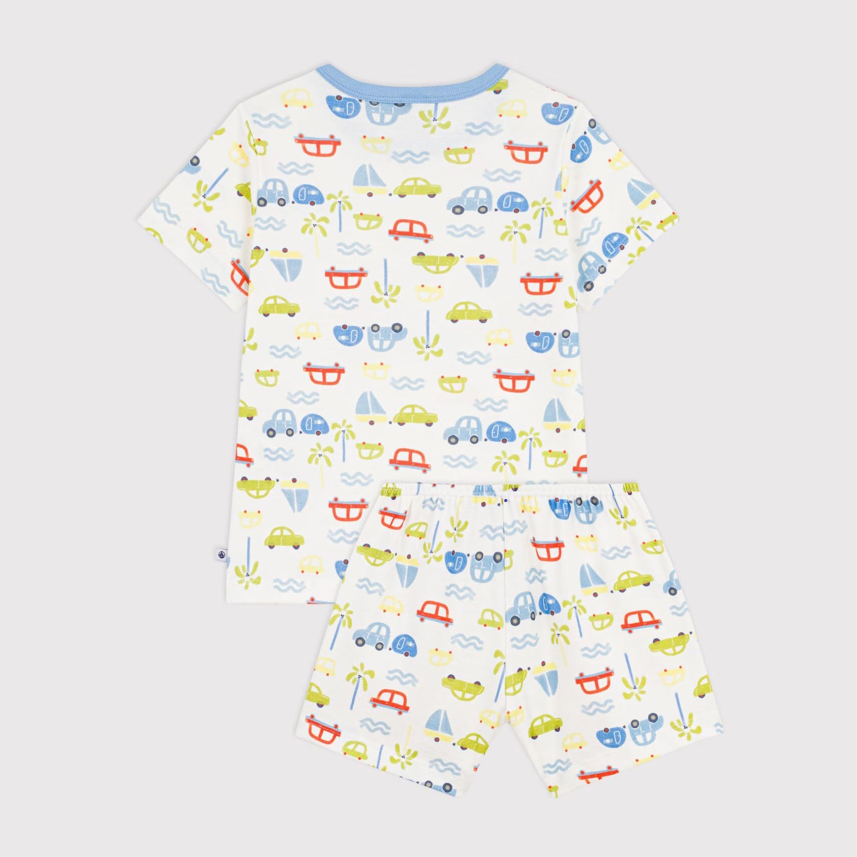 Boys Multicolor Printed Cotton Nightwear Set