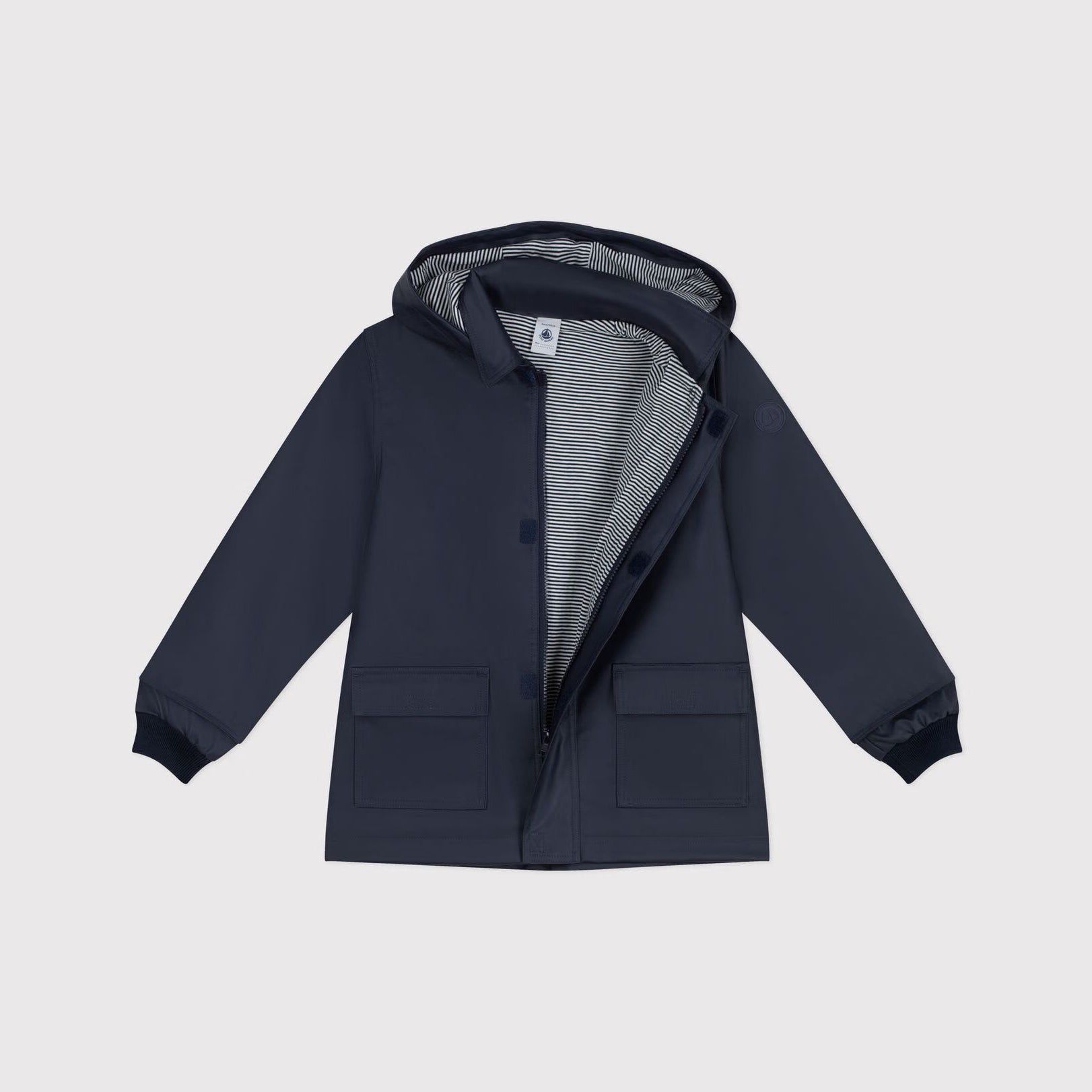 Boys Navy Rain Coat