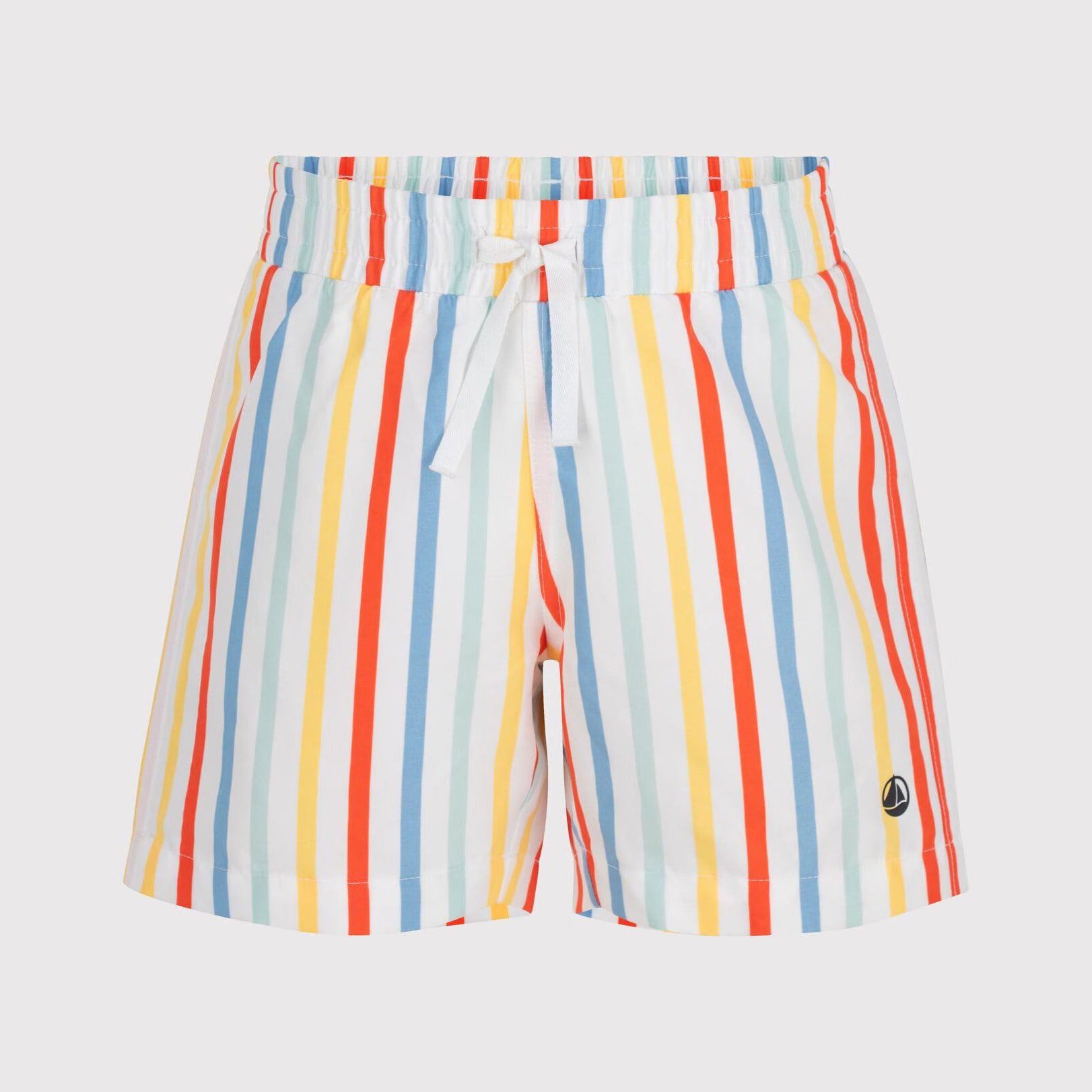 Boys Multicolor Stripes Swim Shorts