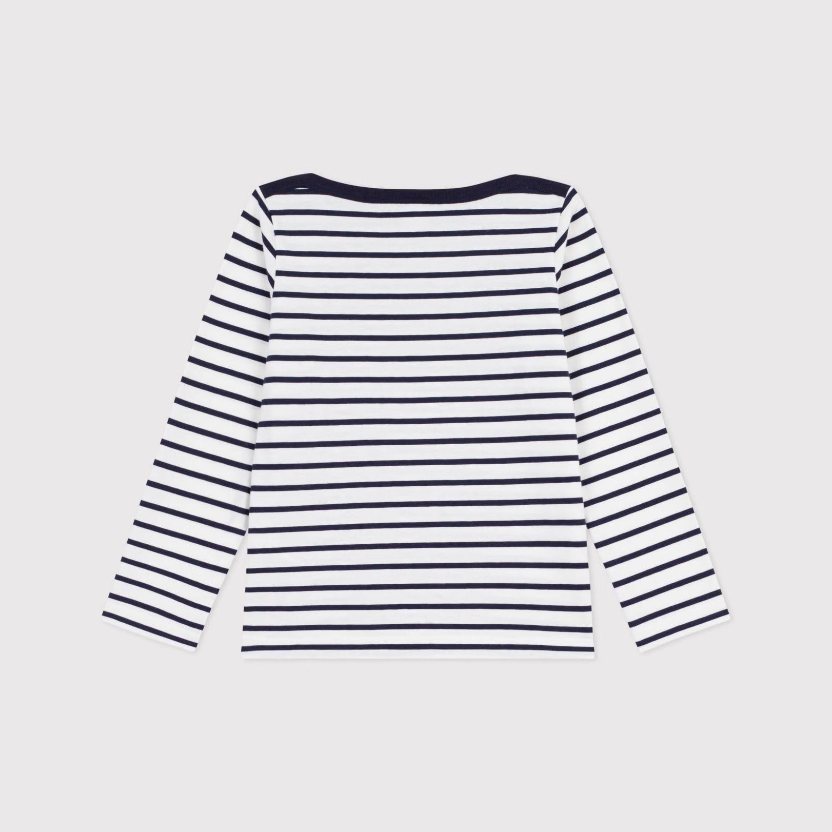 Boys & Girls Navy Stripes Cotton T-Shirt
