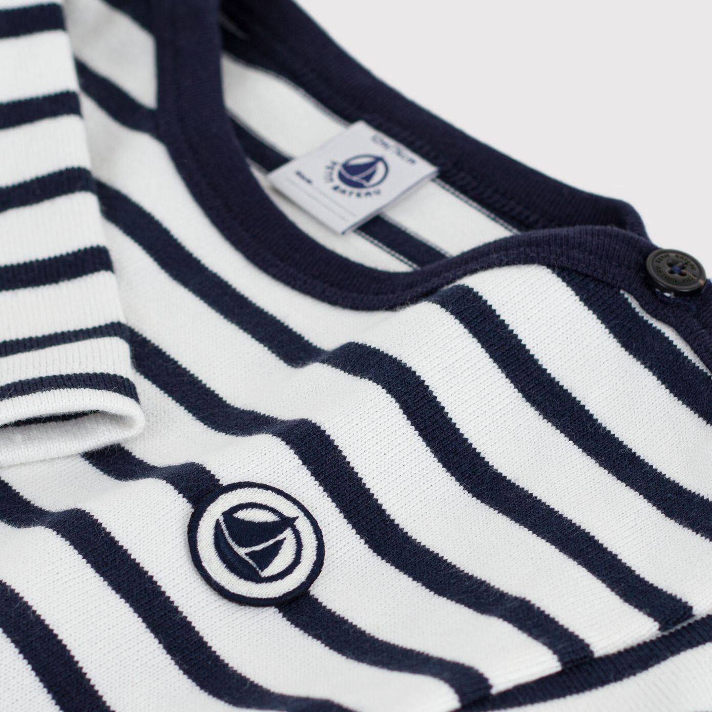 Baby Boys Blue Stripes Cotton T-Shirt