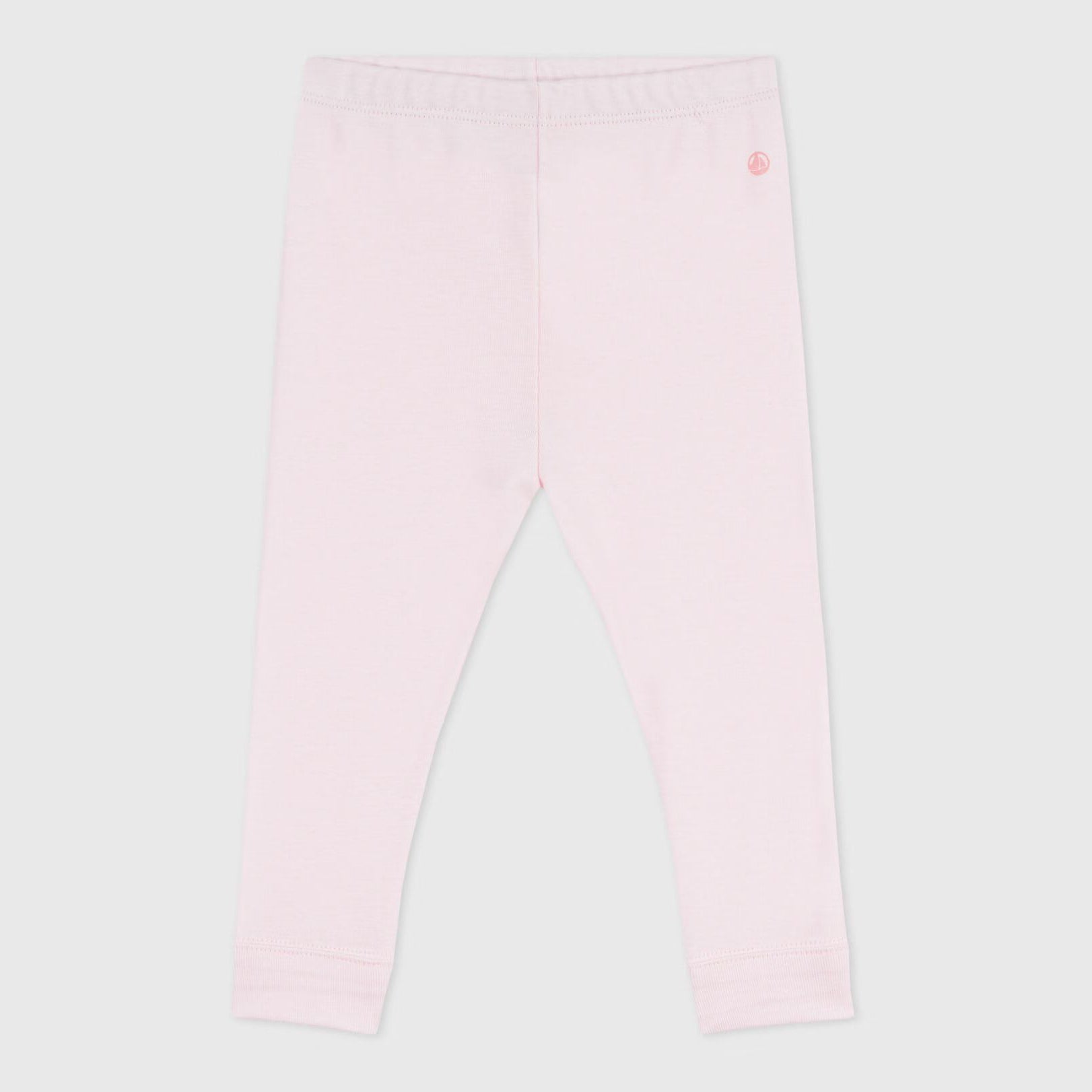 Baby Girls Light Pink Cotton Leggings