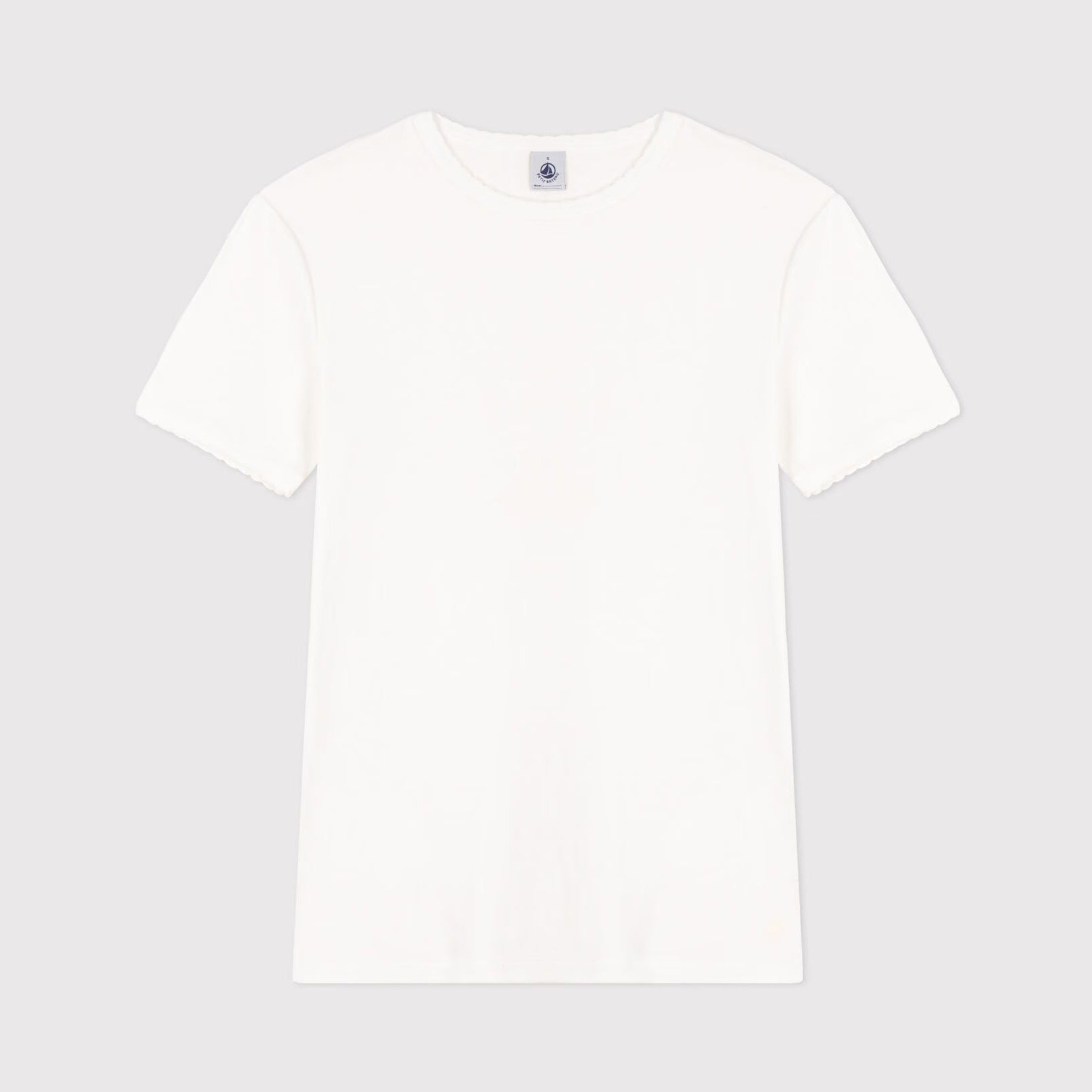 Women White Cotton T-Shirt