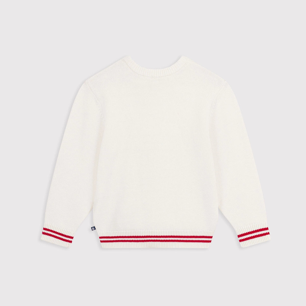 Boys & Girls White Wool Sweater