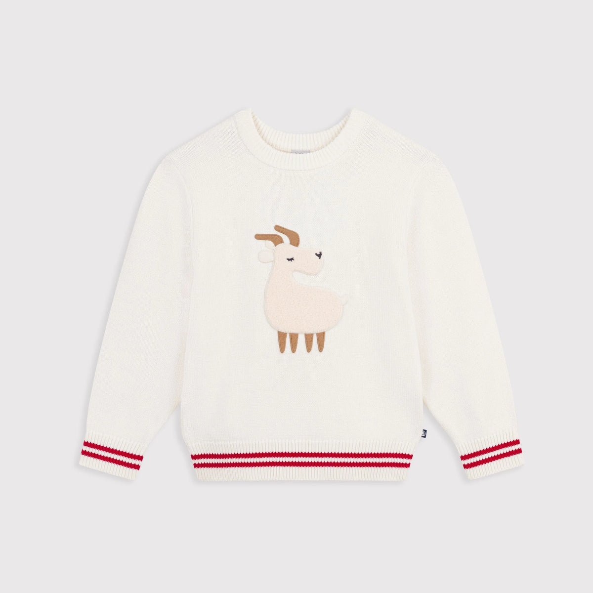Boys & Girls White Wool Sweater