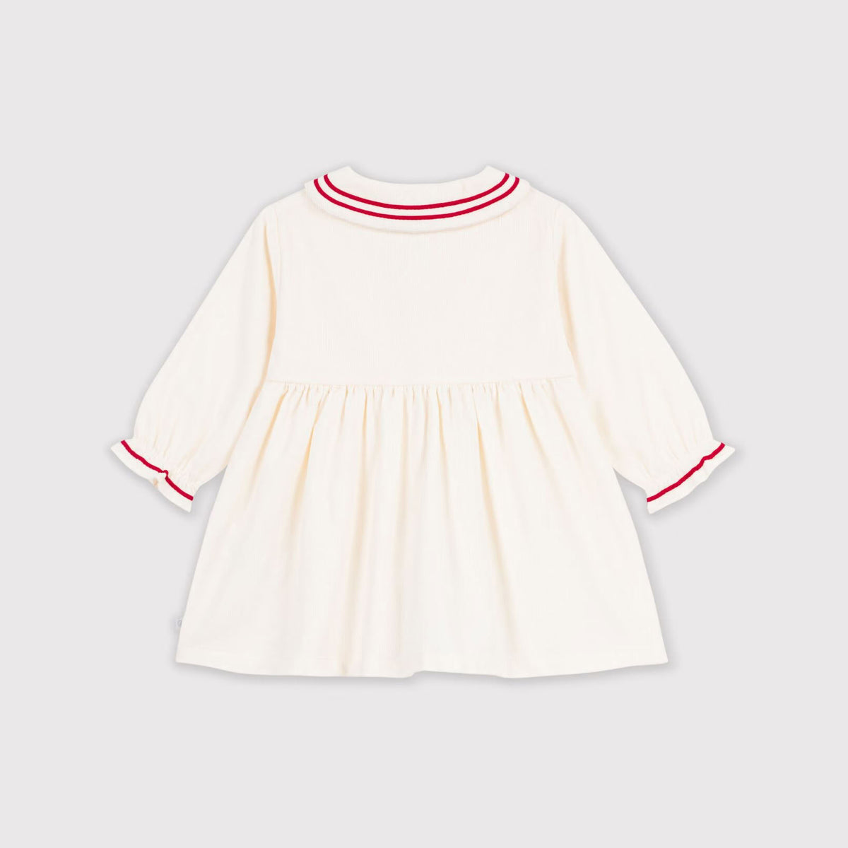 Baby Girls White Cotton Dress