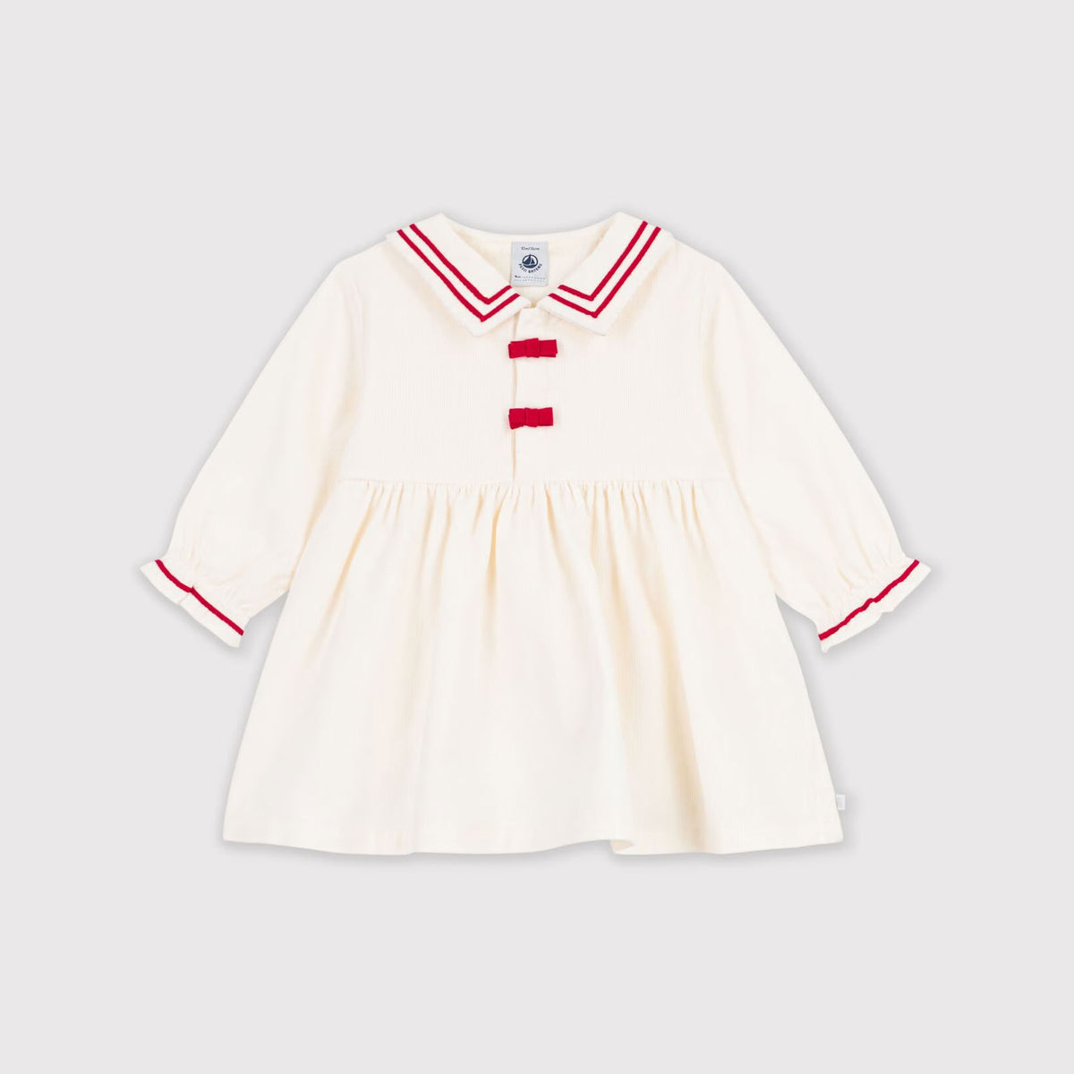 Baby Girls White Cotton Dress