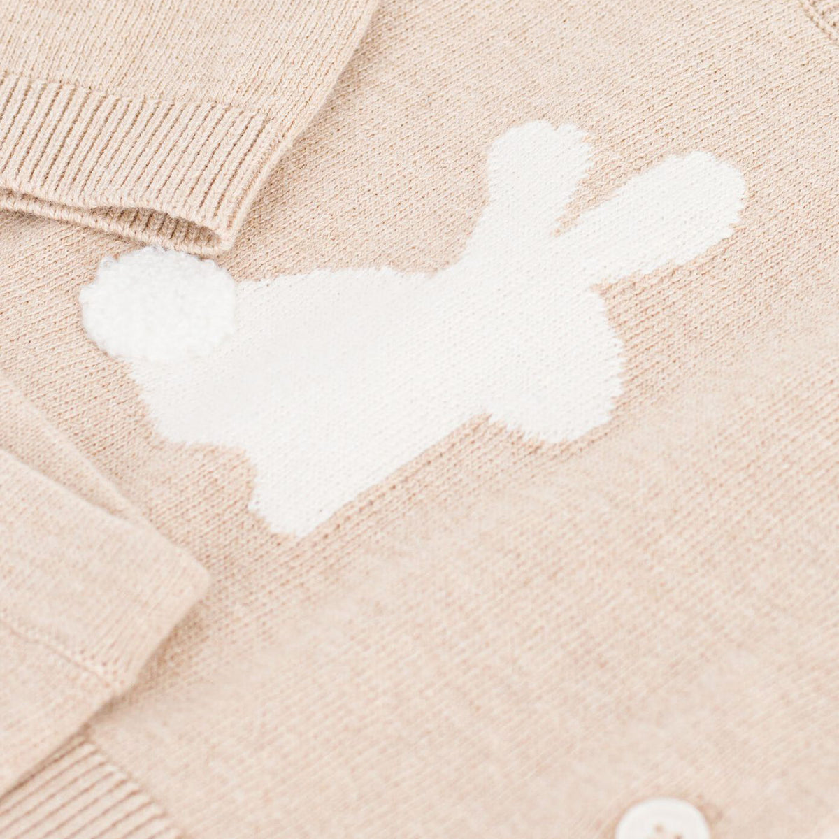 Ensemble en tricot de coton beige pour bébés garçons et filles