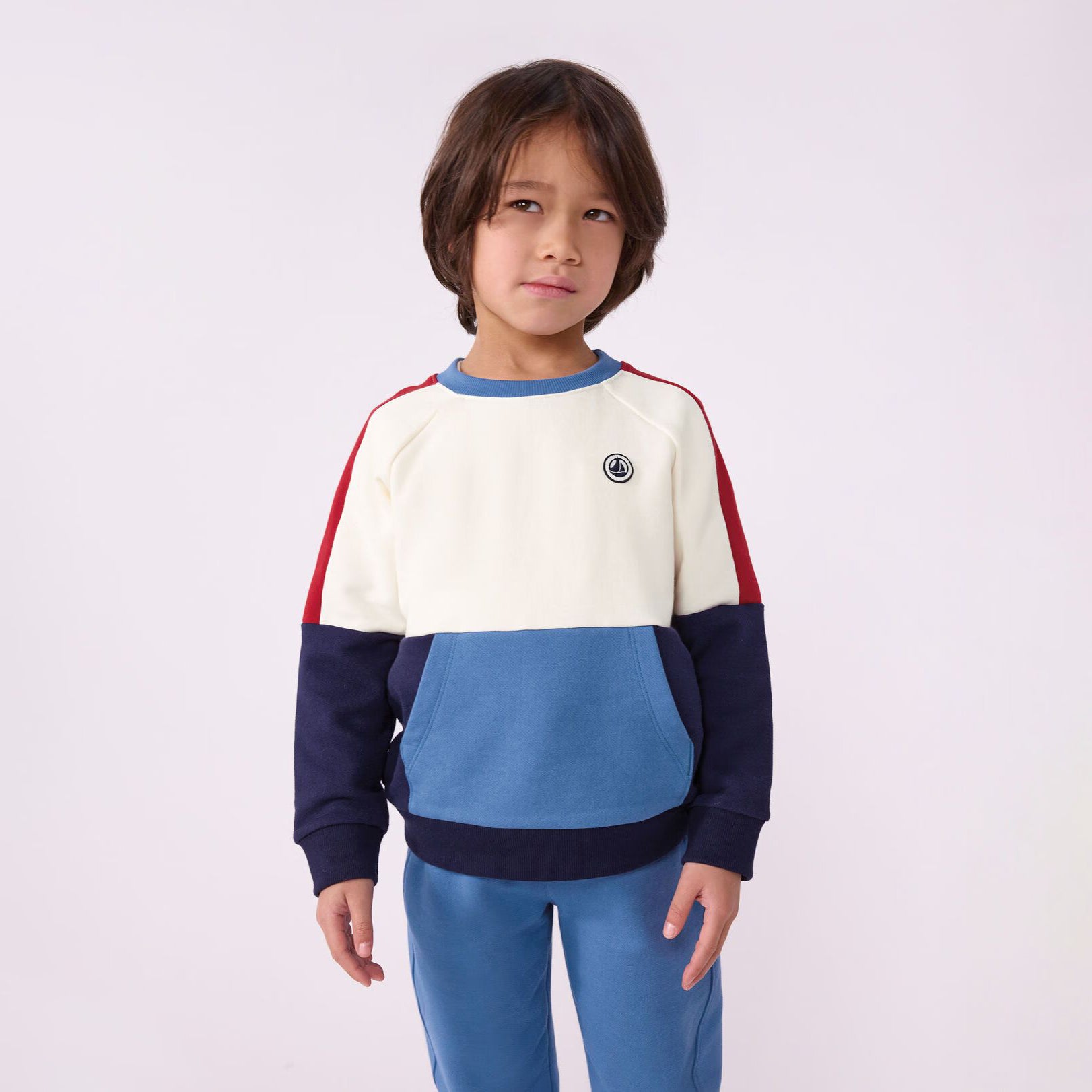 Boys Multicolor Cotton Sweatshirt