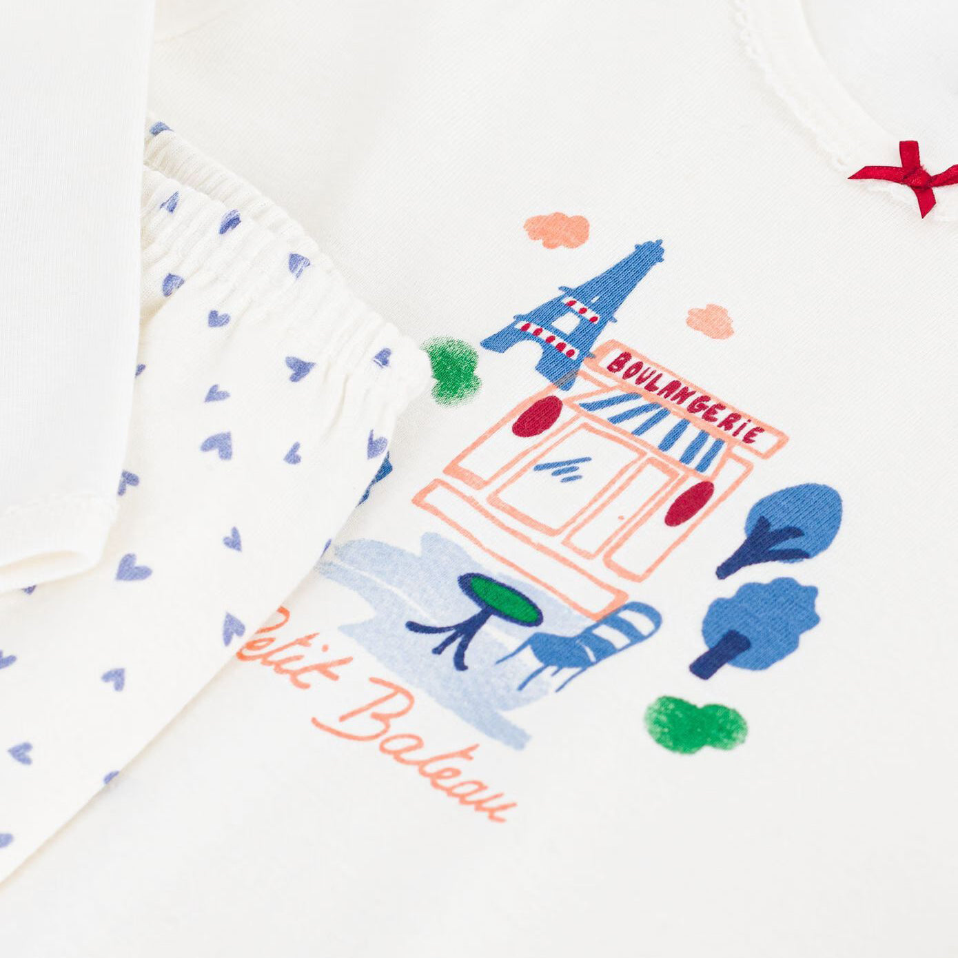 Girls White Cotton Nightwear Set
