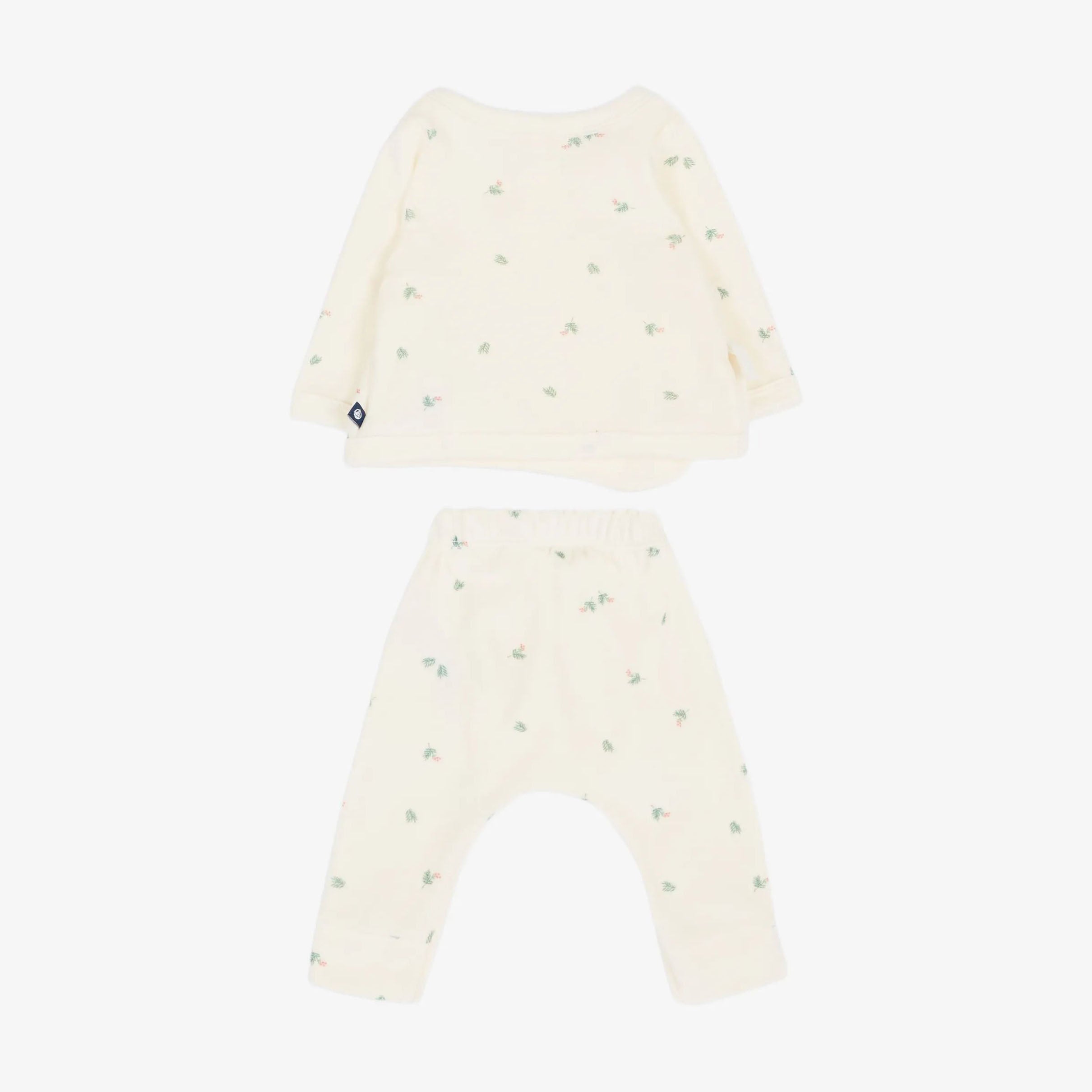 Baby Girls White Floral Cotton Set(3 Pack)
