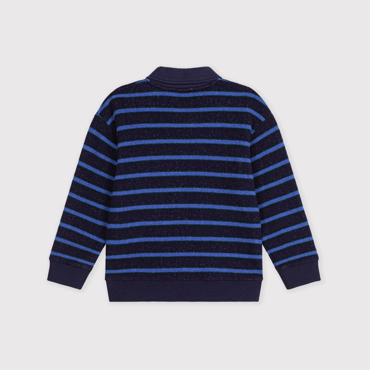 Boys Blue Stripes Sweatshirt