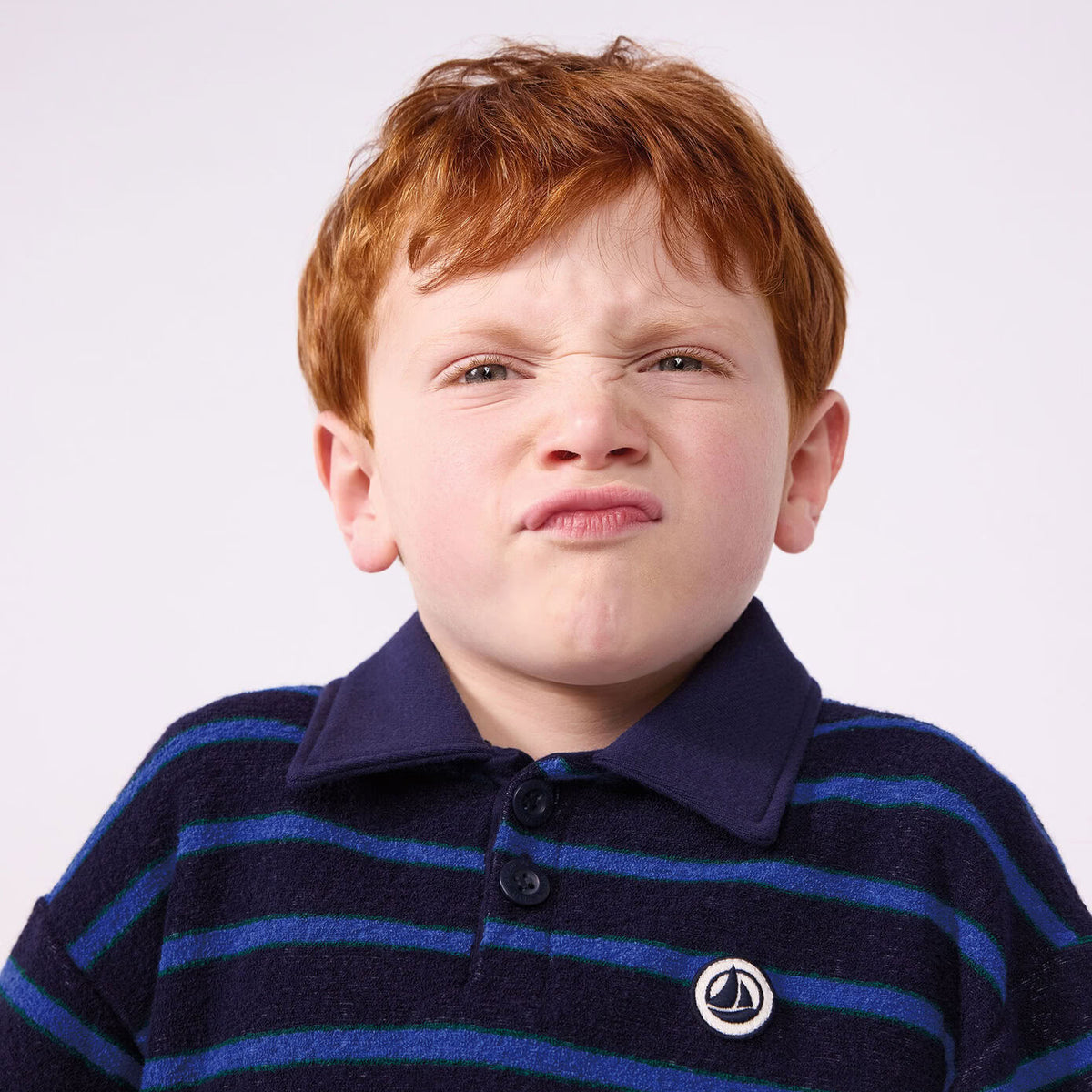 Boys Blue Stripes Sweatshirt