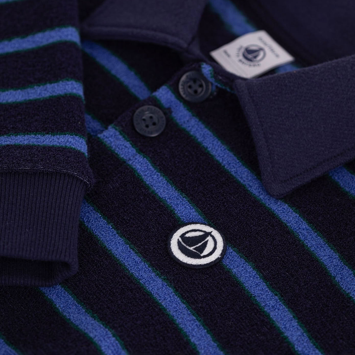Boys Blue Stripes Sweatshirt