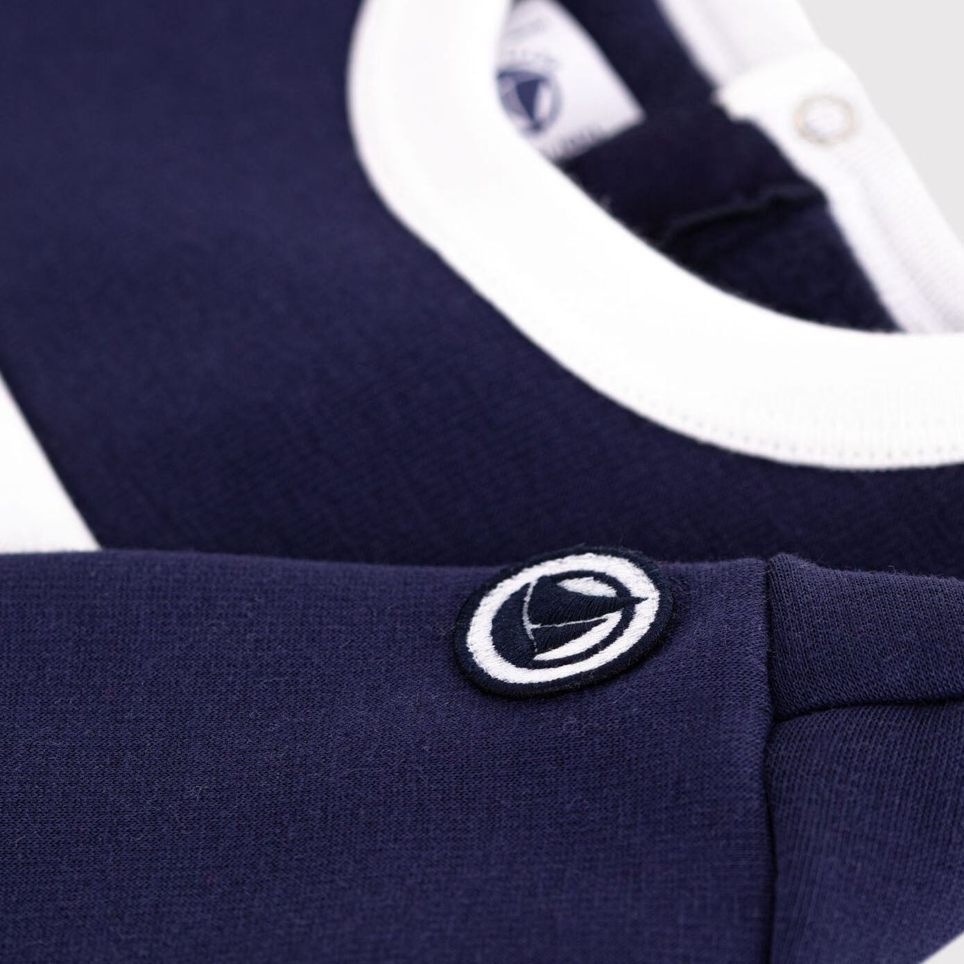 Baby Boys Dark Blue Cotton Sweatshirt