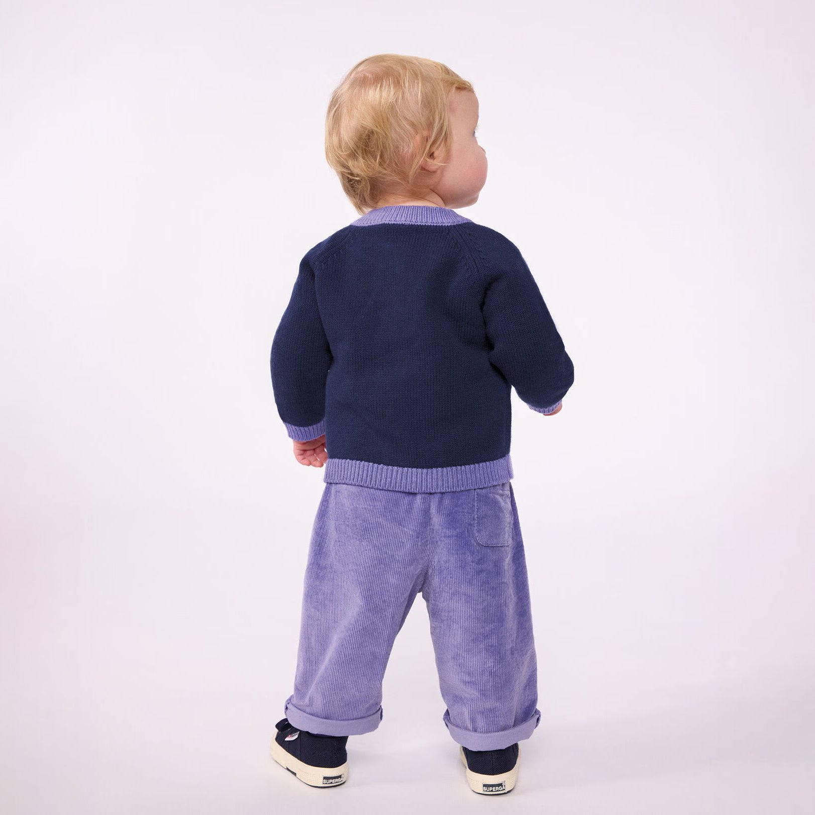 Baby Girls Lavender Corduroy Trousers
