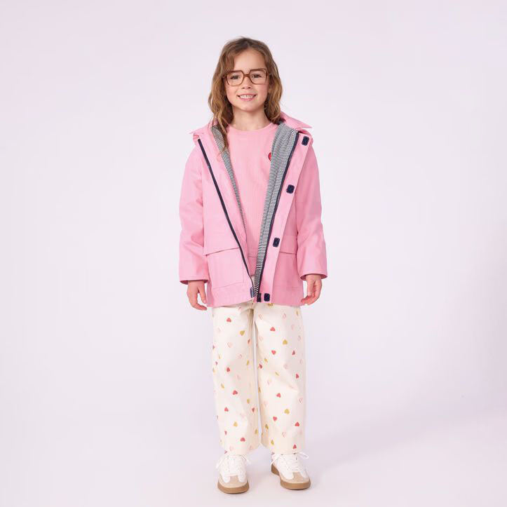Girls Pink Raincoat