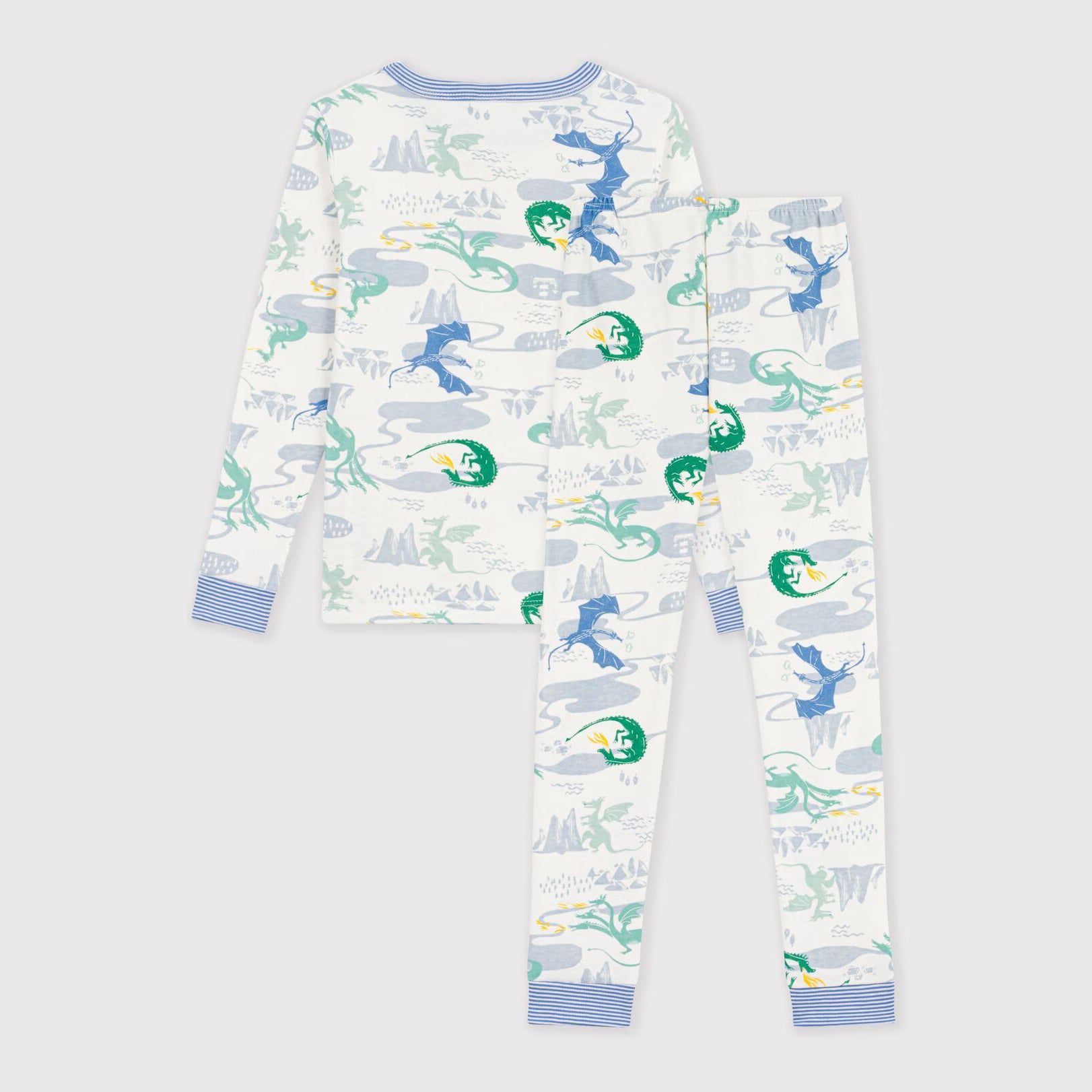 Boys Multicolor Printed Cotton Nightwear Set