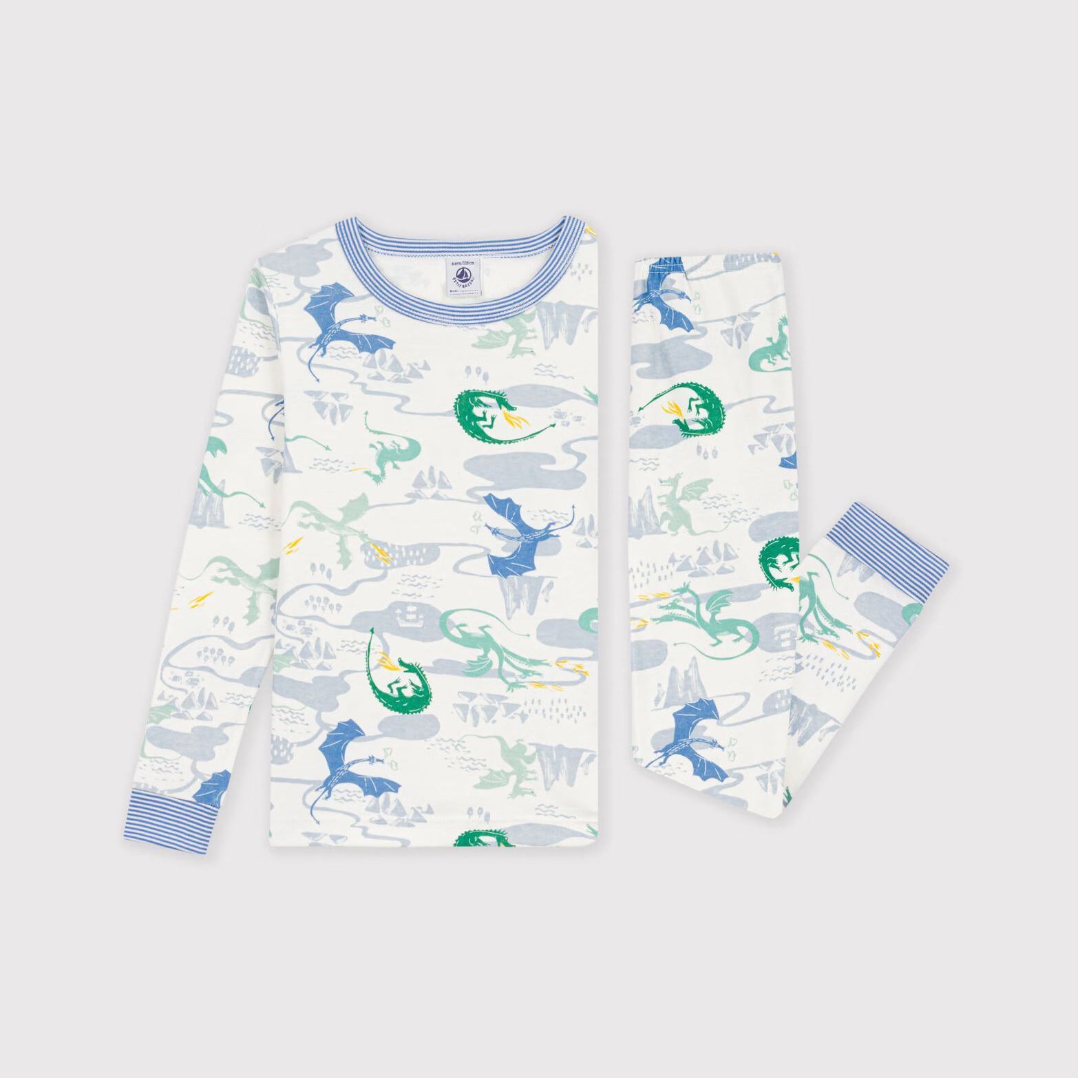 Boys Multicolor Printed Cotton Nightwear Set