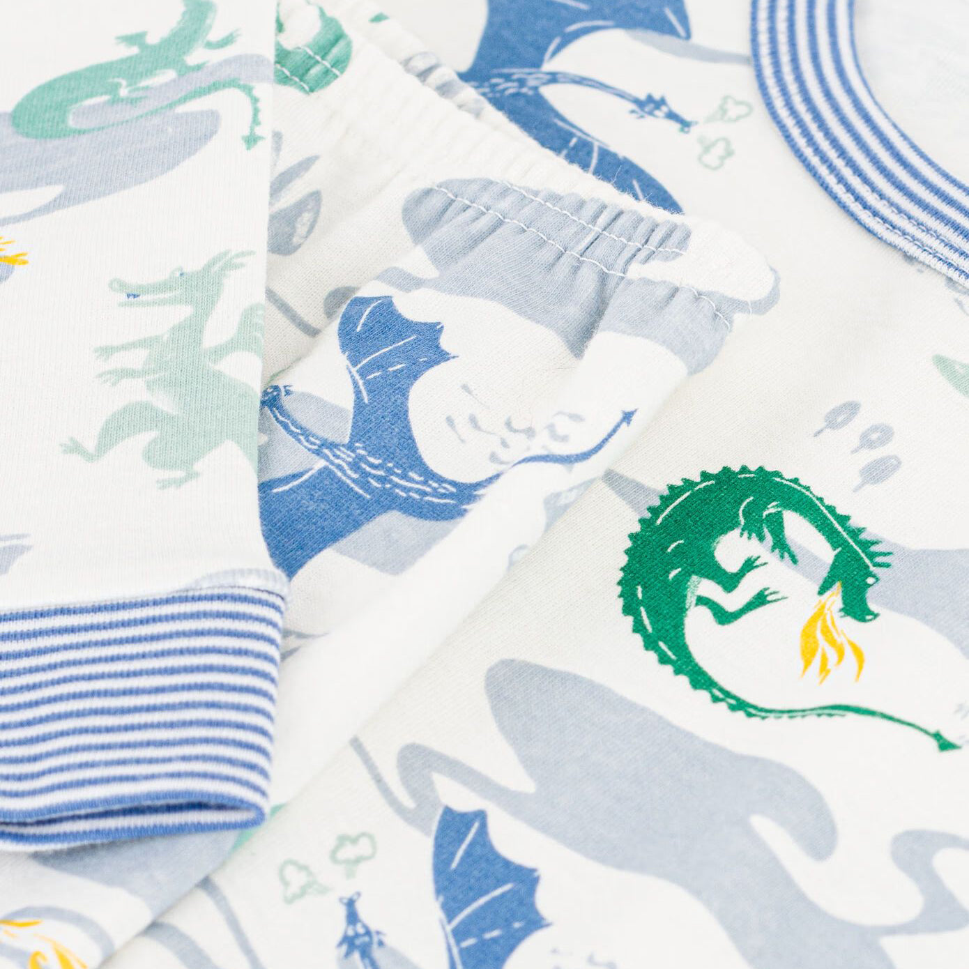 Boys Multicolor Printed Cotton Nightwear Set