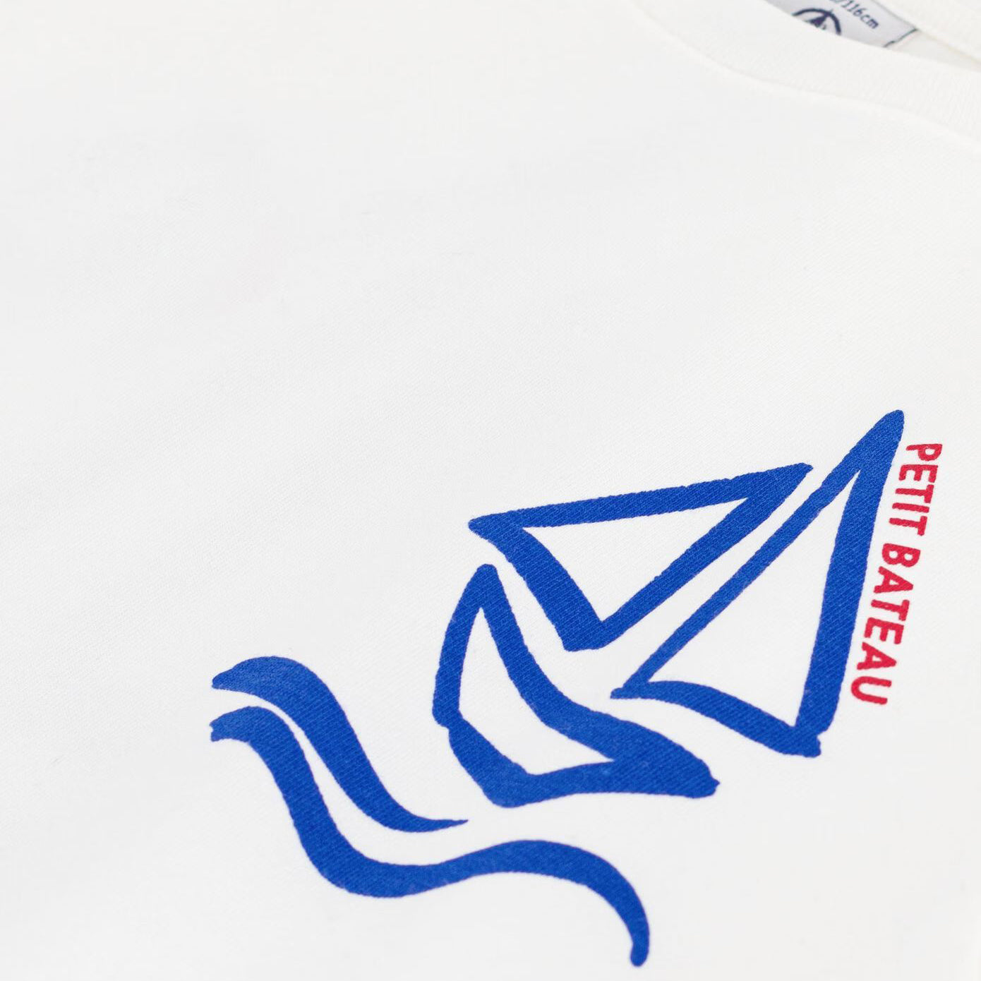 Boys White Logo Cotton T-Shirt