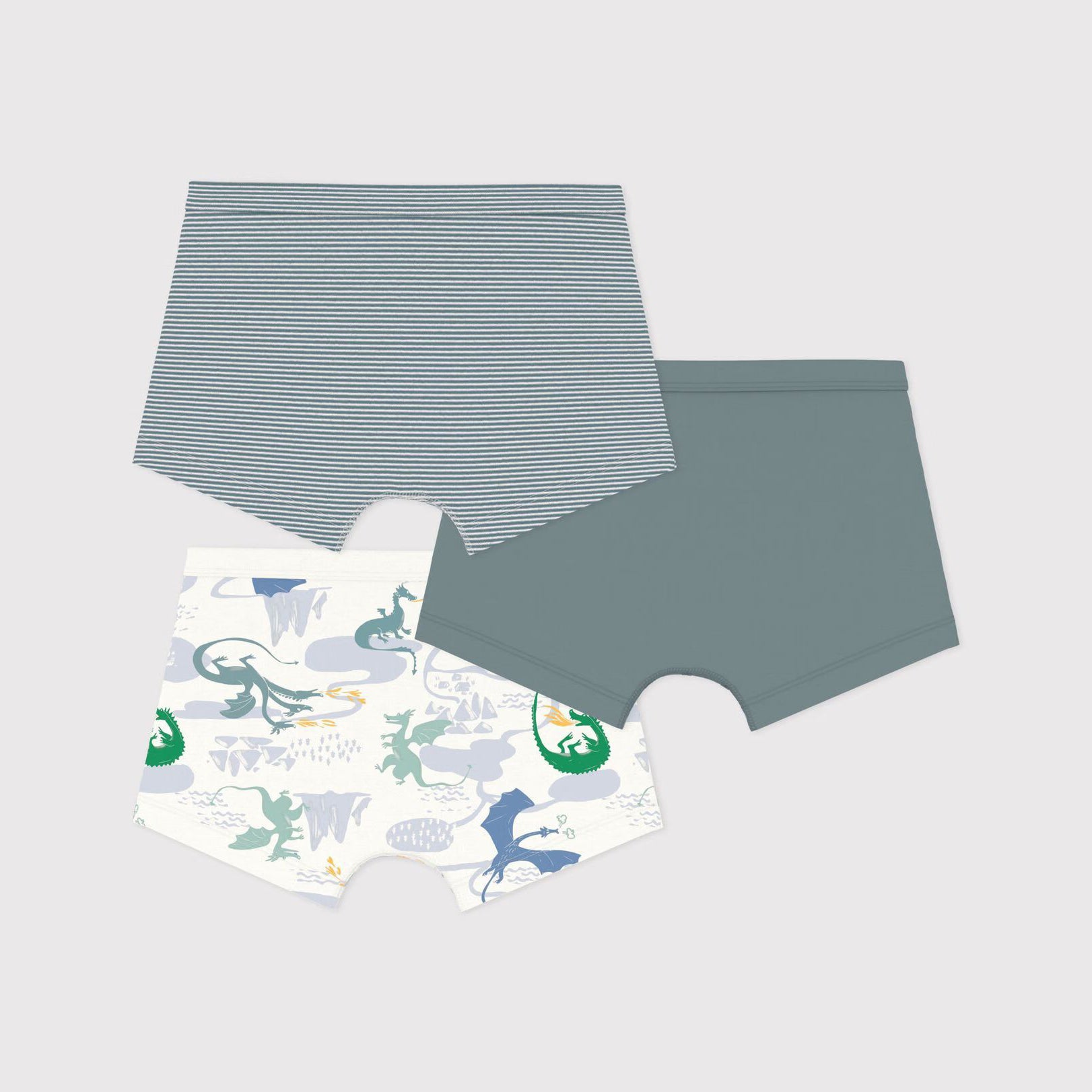 Boys Multicolor Cotton Underwear Set(3 Pack)